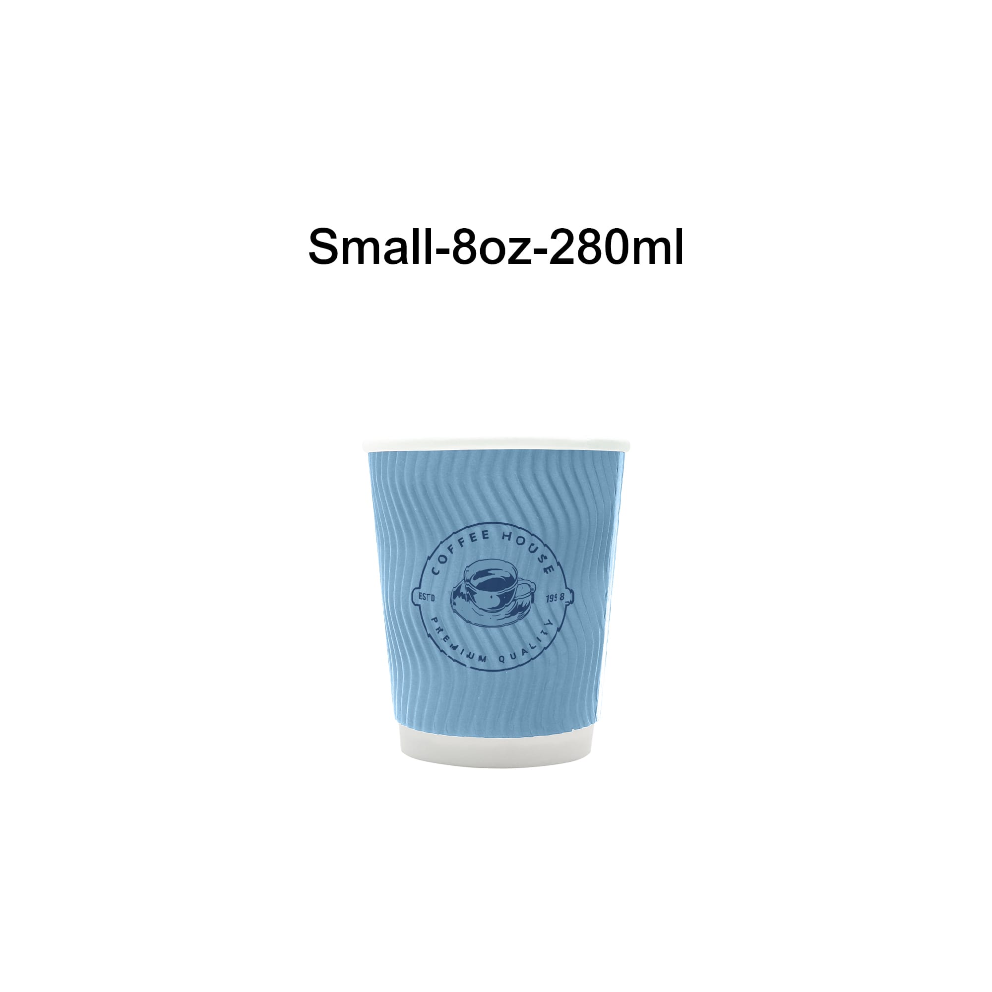 Home Compostable Aqueous Corrugated Double Wall Paper Cups