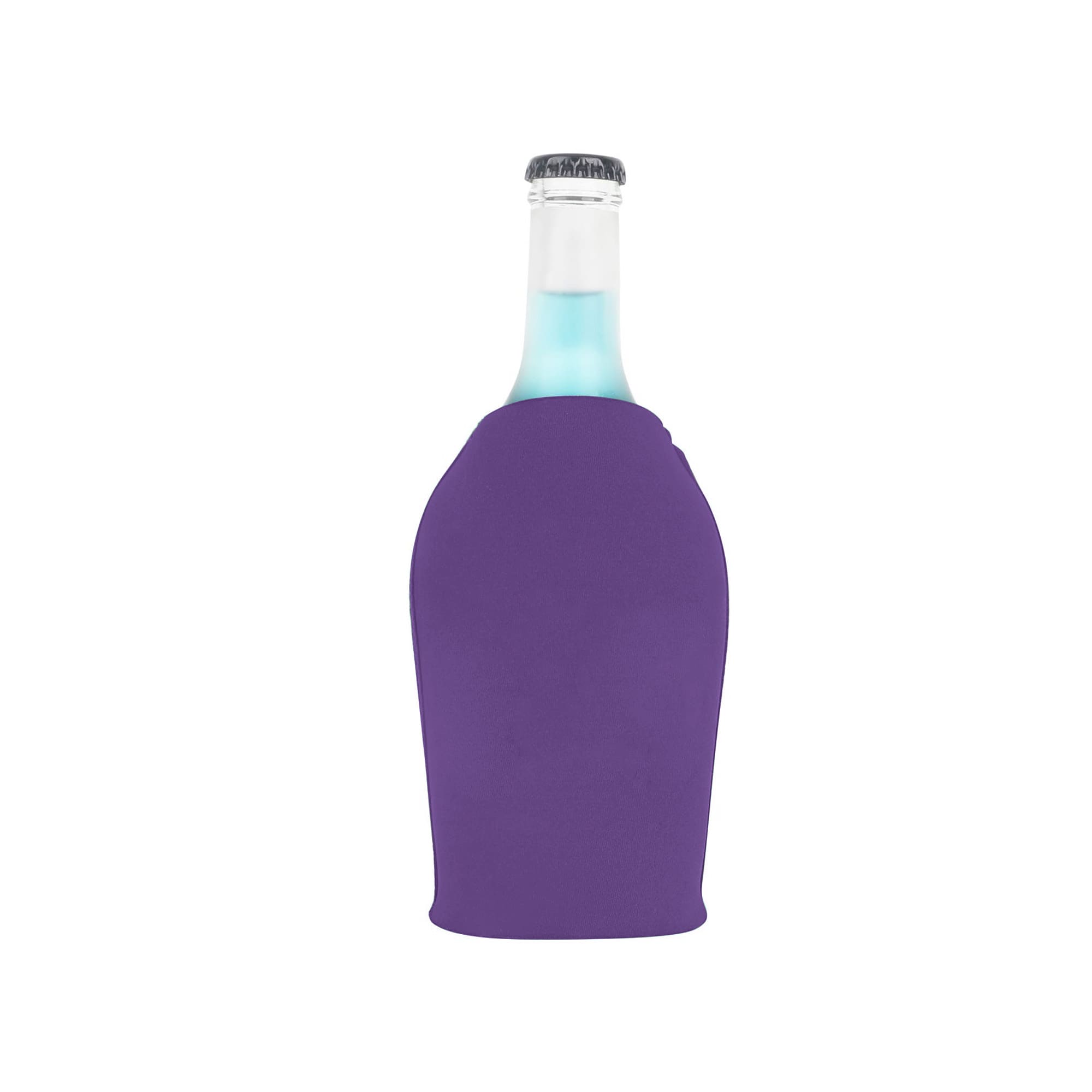 Short Bottle Cooler with Zipper