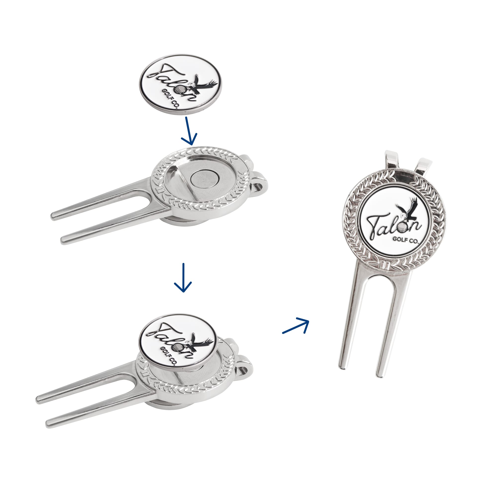 Custom Golfers Divot with Ball Marker