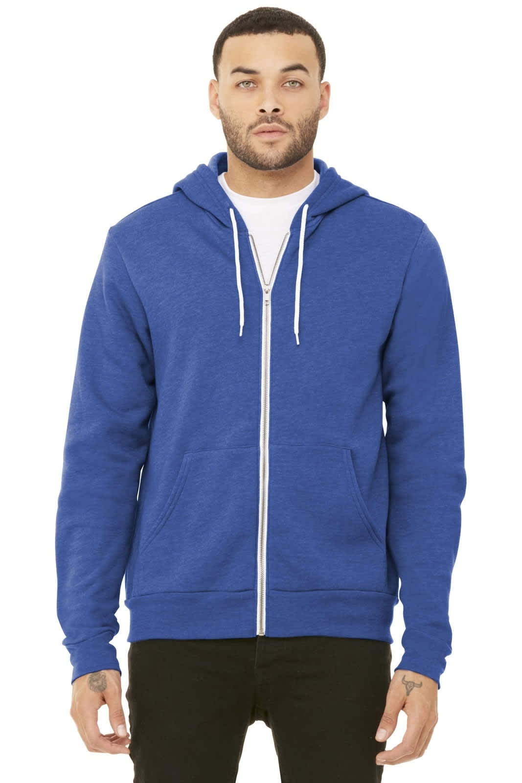 BELLA+CANVAS Unisex Sponge Fleece Full-Zip Hoodie