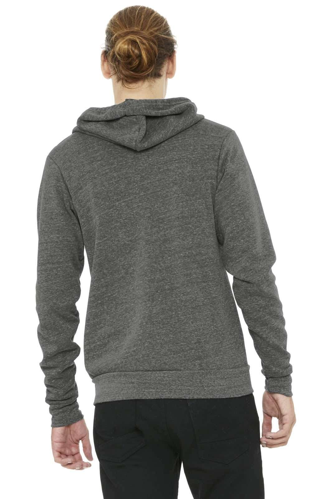 BELLA+CANVAS Unisex Triblend Sponge Fleece Full-Zip Hoodie