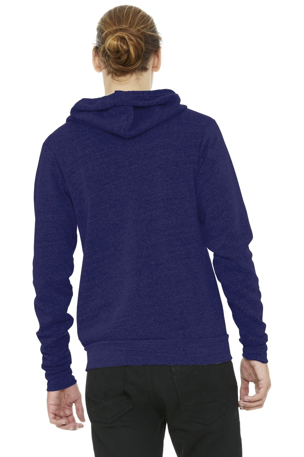 BELLA+CANVAS Unisex Triblend Sponge Fleece Full-Zip Hoodie
