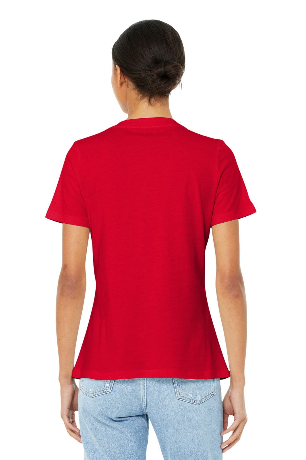 BELLA+CANVAS Women's Relaxed Jersey Short Sleeve V-Neck Tee