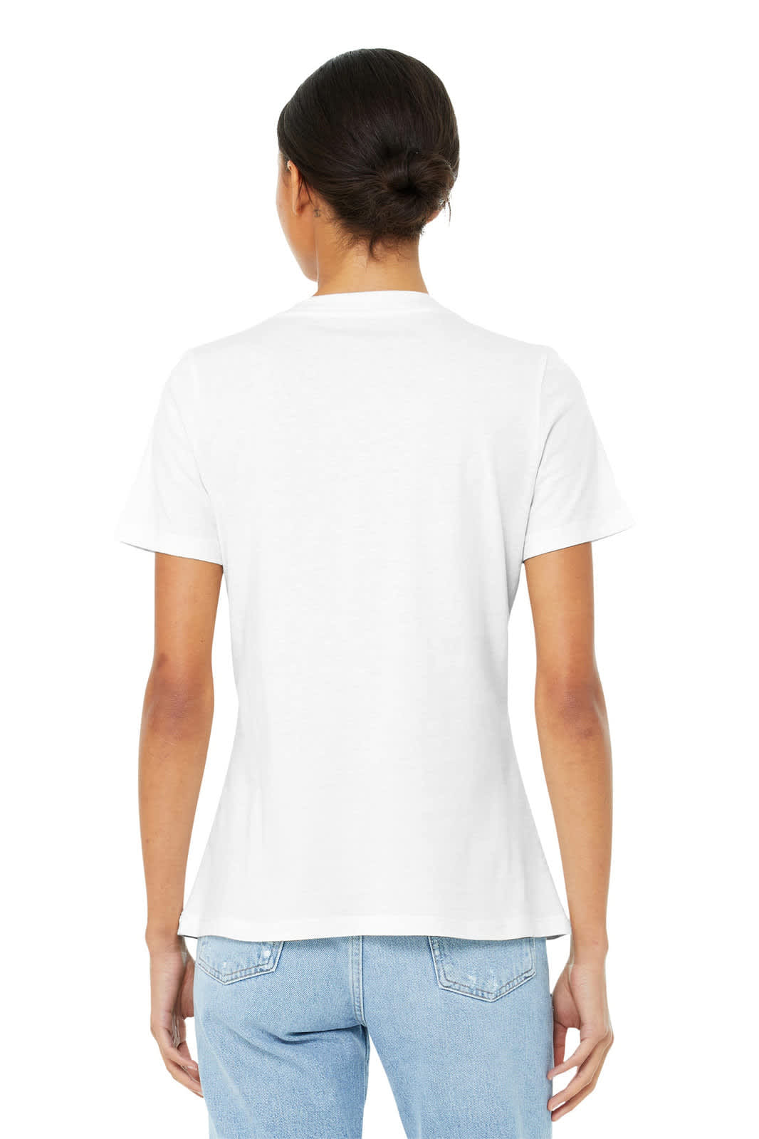 BELLA+CANVAS Women's Relaxed Jersey Short Sleeve V-Neck Tee