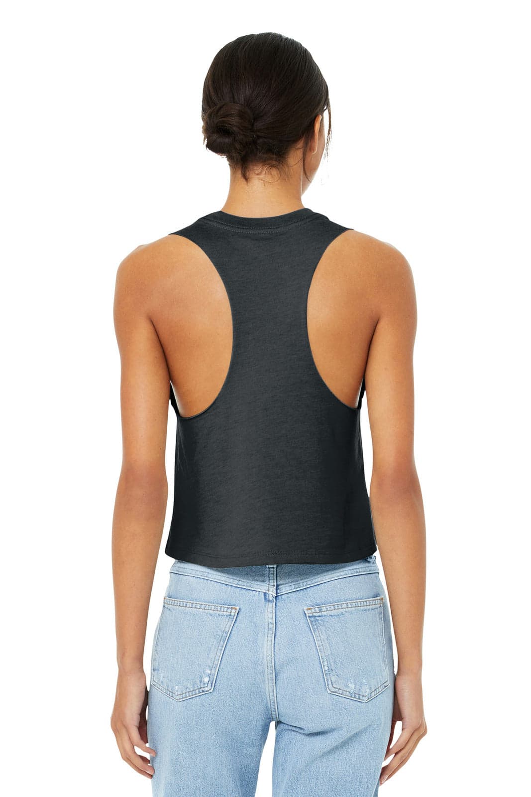 BELLA+CANVAS Women's Racerback Cropped Tank