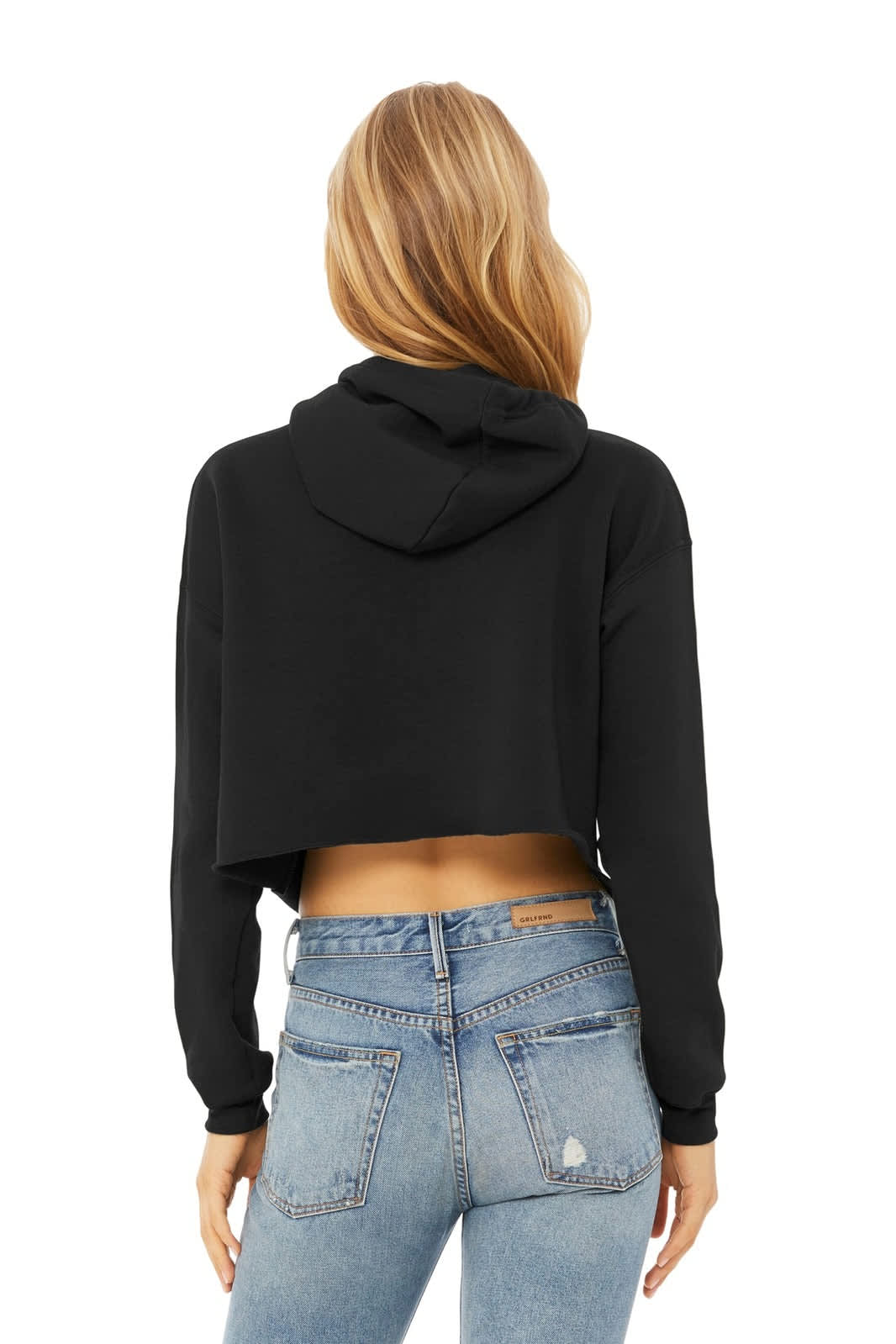 BELLA+CANVAS Women's Sponge Fleece Cropped Fleece Hoodie