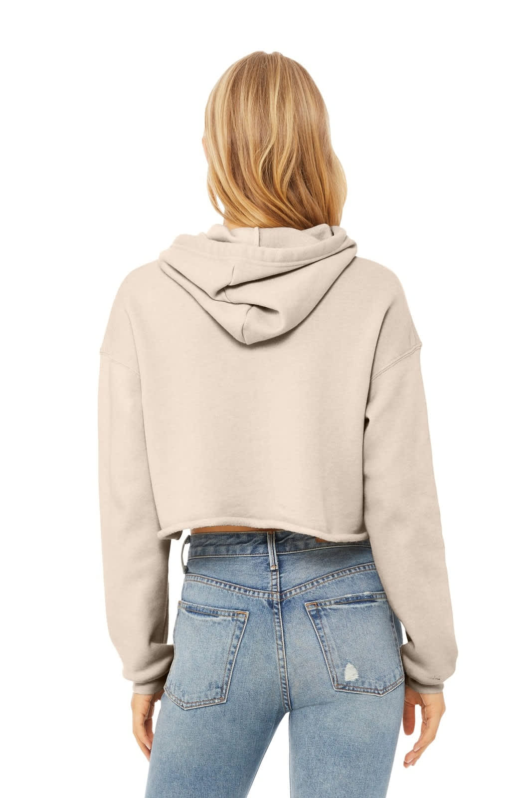 BELLA+CANVAS Women's Sponge Fleece Cropped Fleece Hoodie