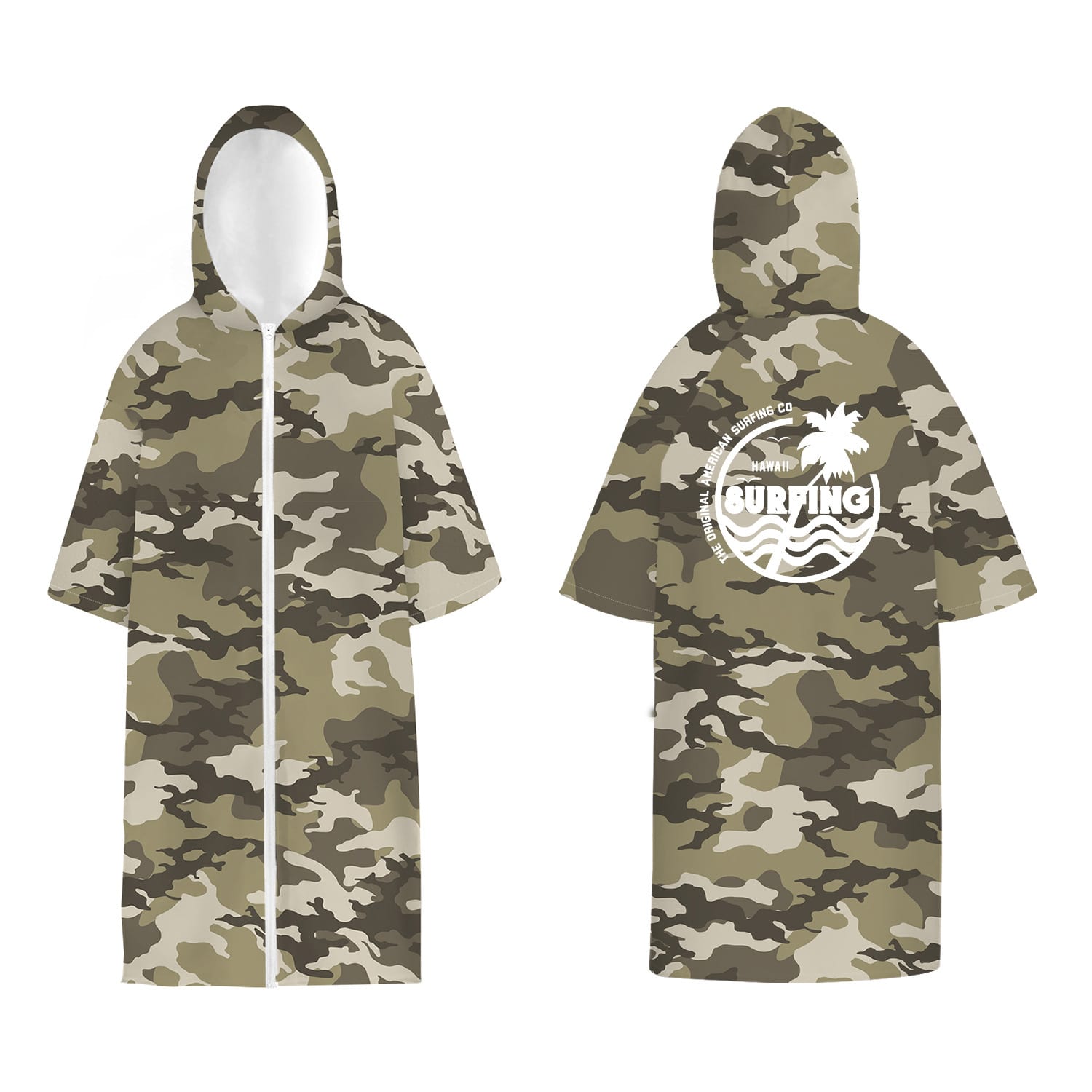 Quick-Drying Sublimation Hooded Change Towel with Zip