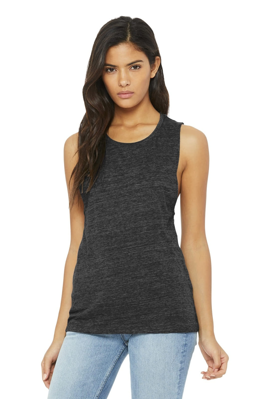 BELLA+CANVAS Women's Flowy Scoop Muscle Tank