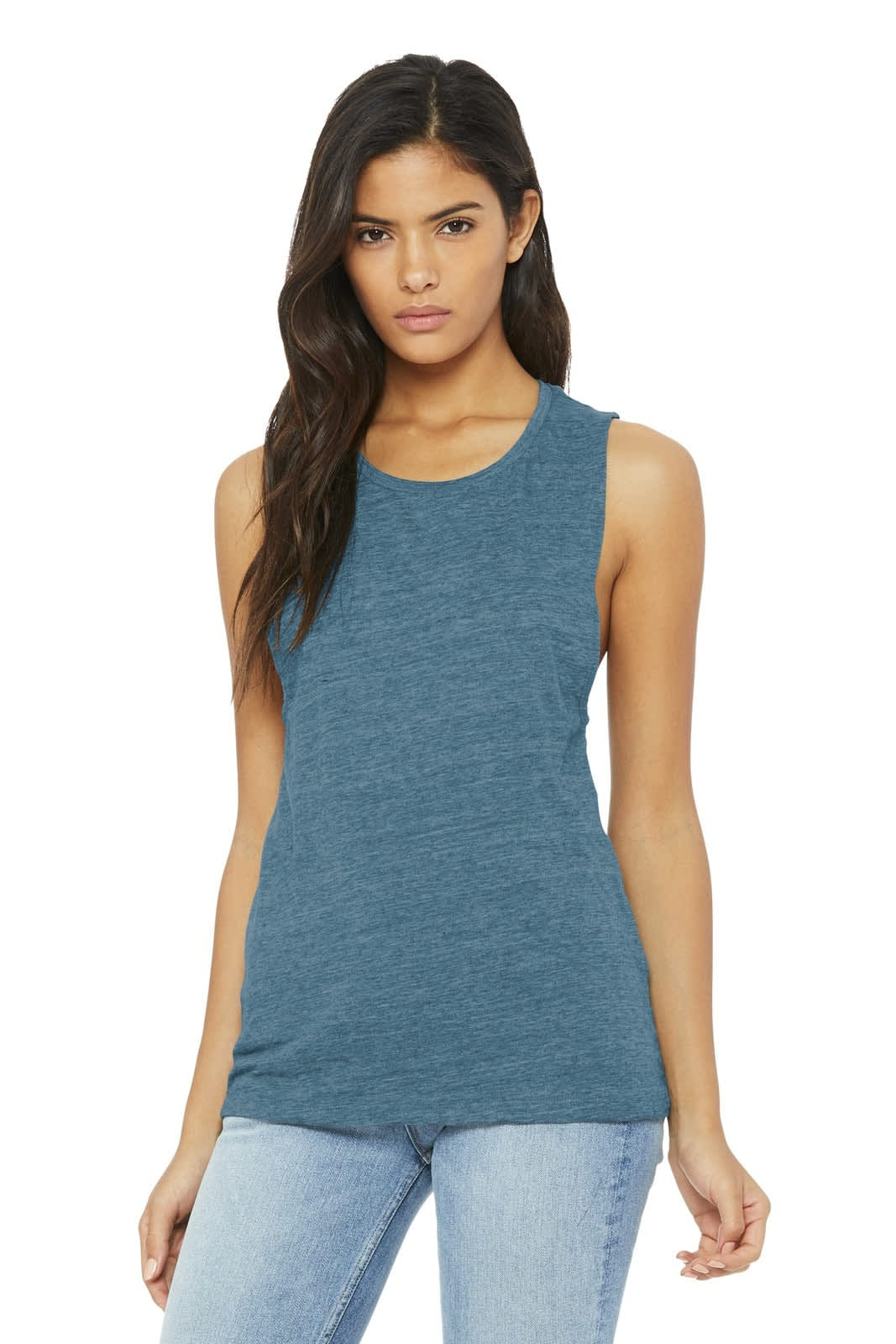 BELLA+CANVAS Women's Flowy Scoop Muscle Tank