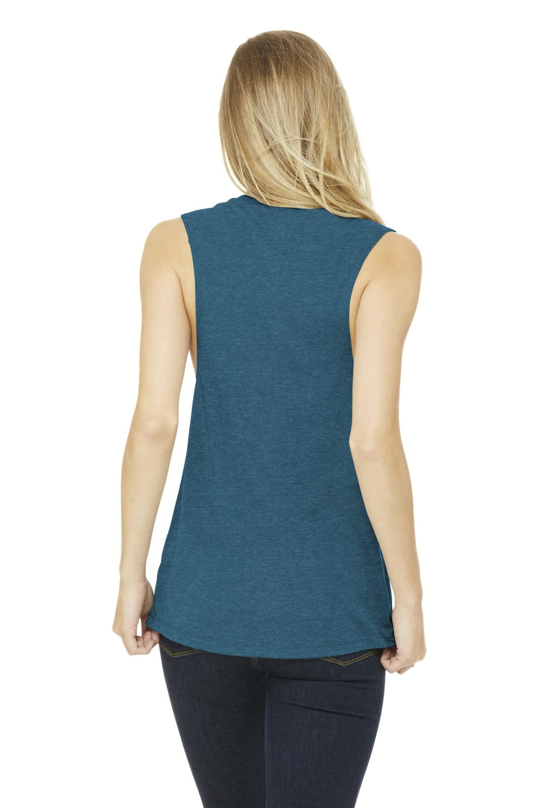 BELLA+CANVAS Women's Flowy Scoop Muscle Tank