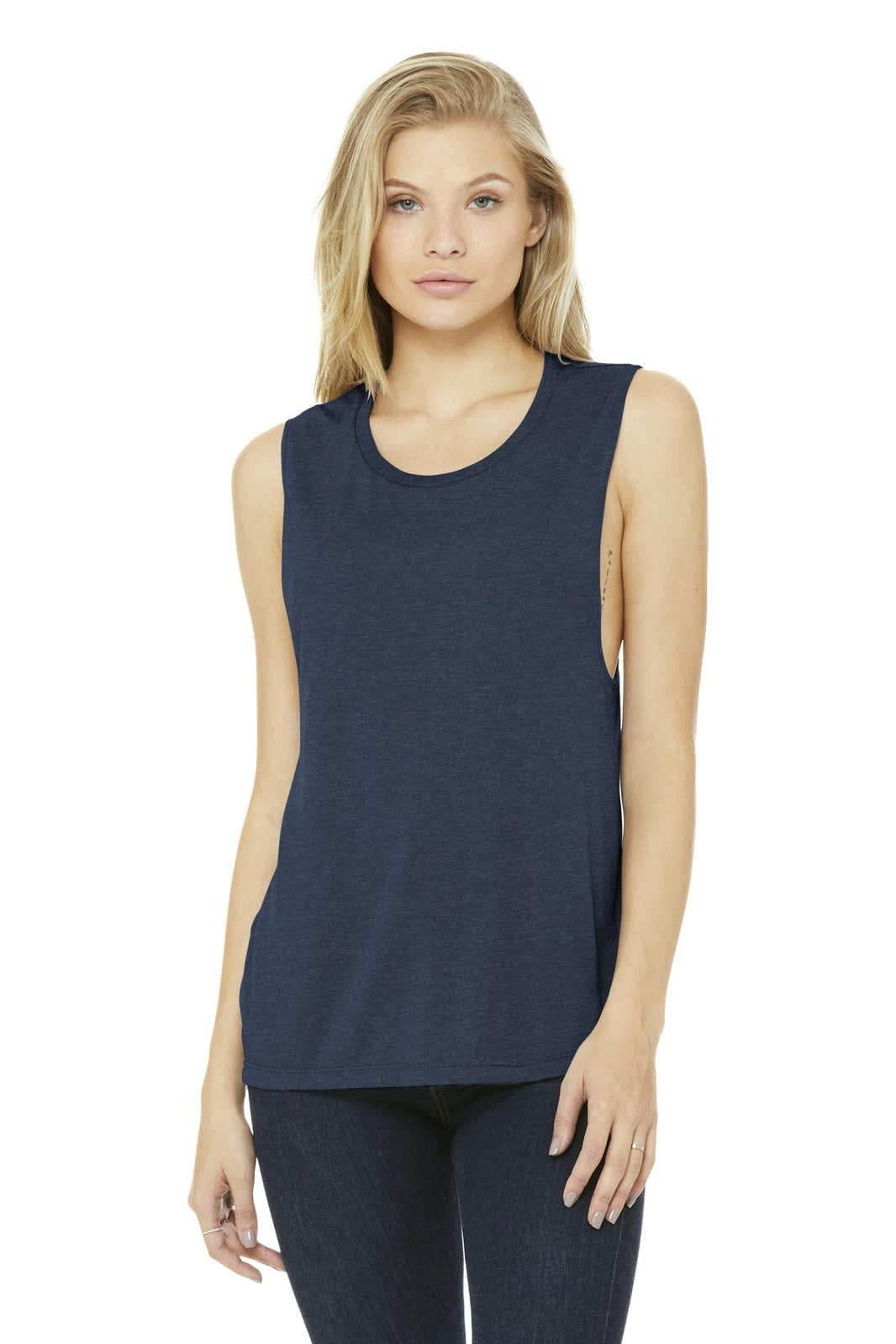 BELLA+CANVAS Women's Flowy Scoop Muscle Tank