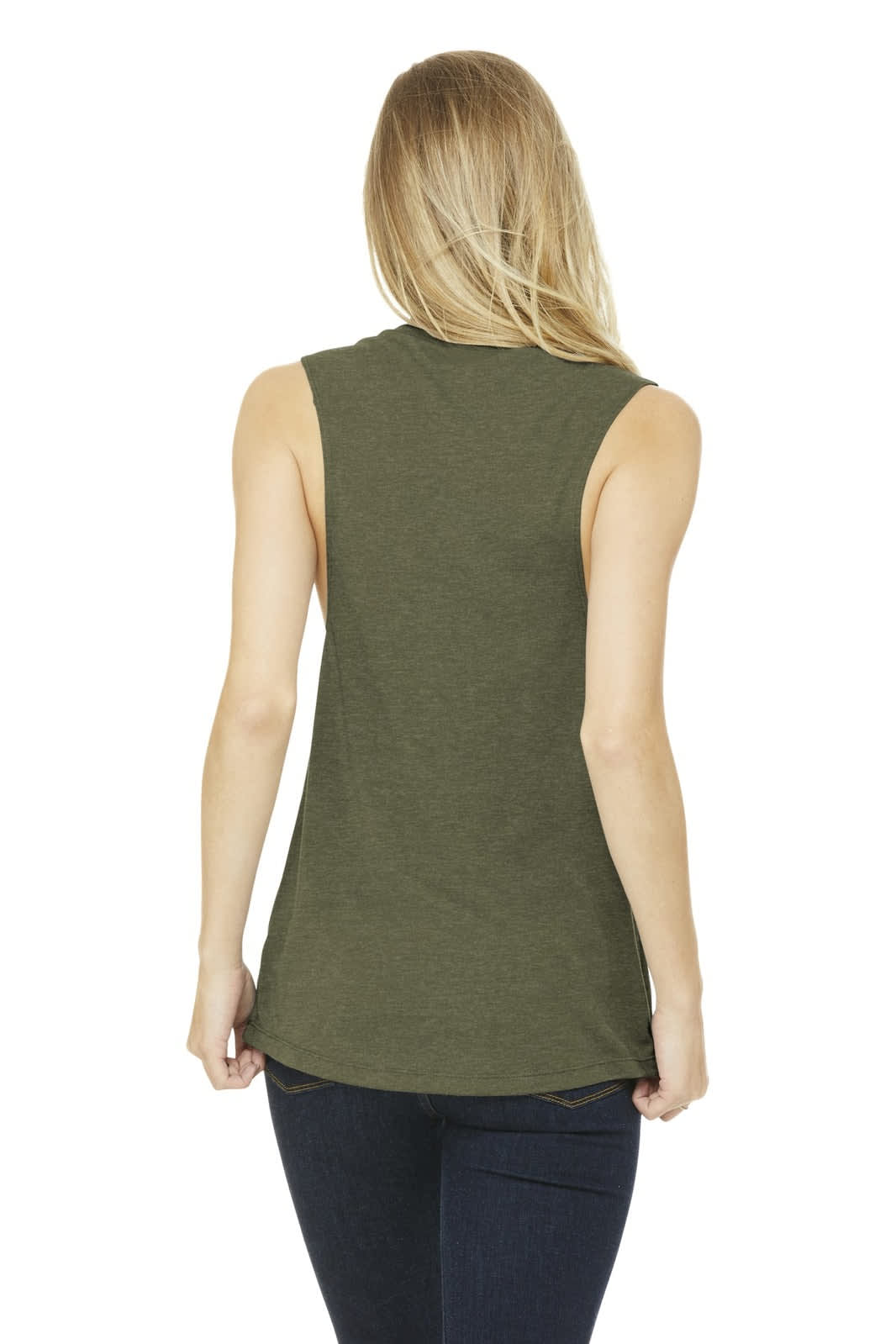 BELLA+CANVAS Women's Flowy Scoop Muscle Tank