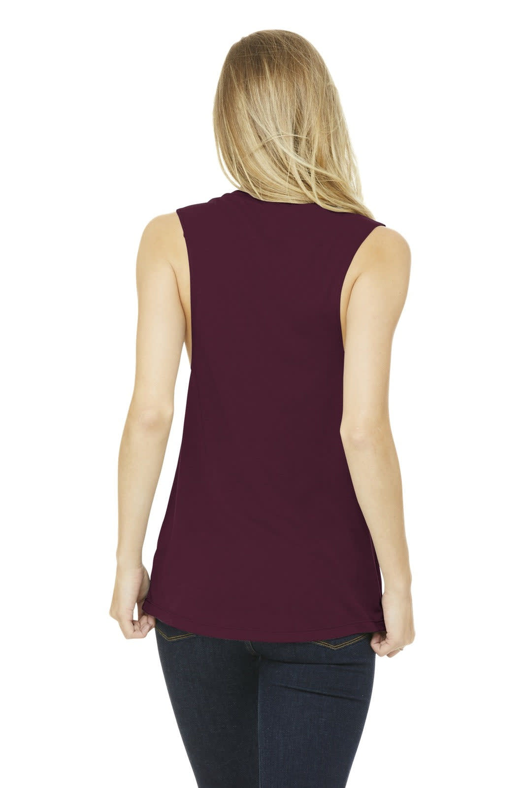 BELLA+CANVAS Women's Flowy Scoop Muscle Tank