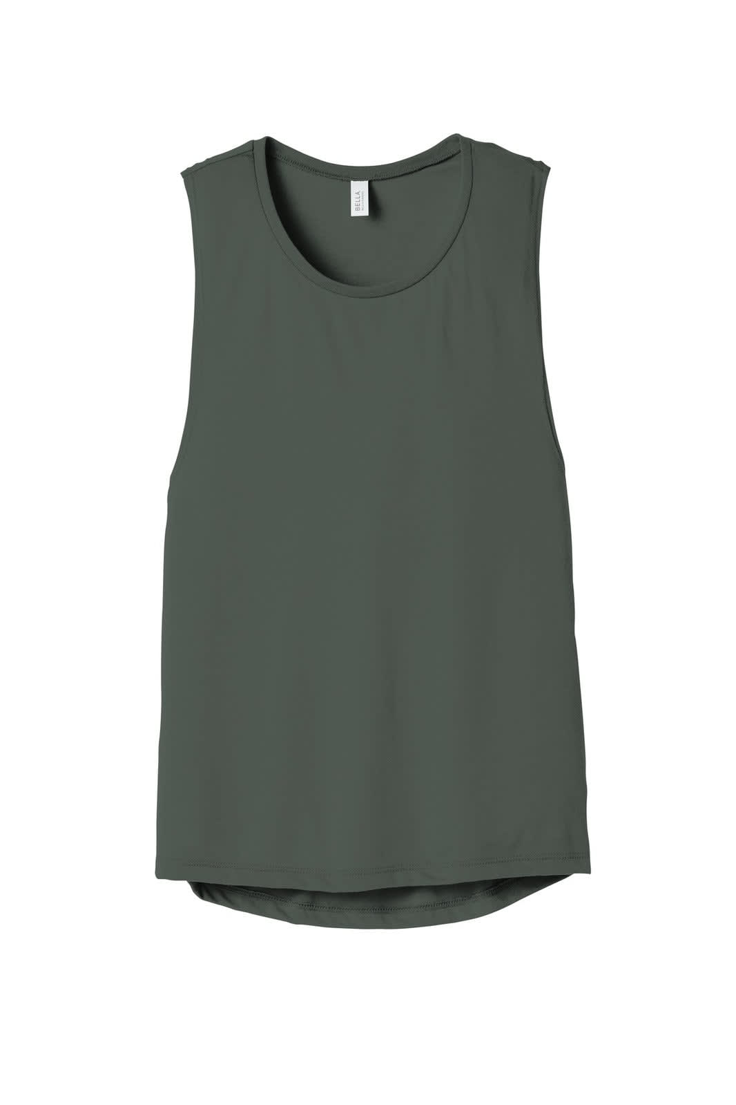 BELLA+CANVAS Women's Flowy Scoop Muscle Tank