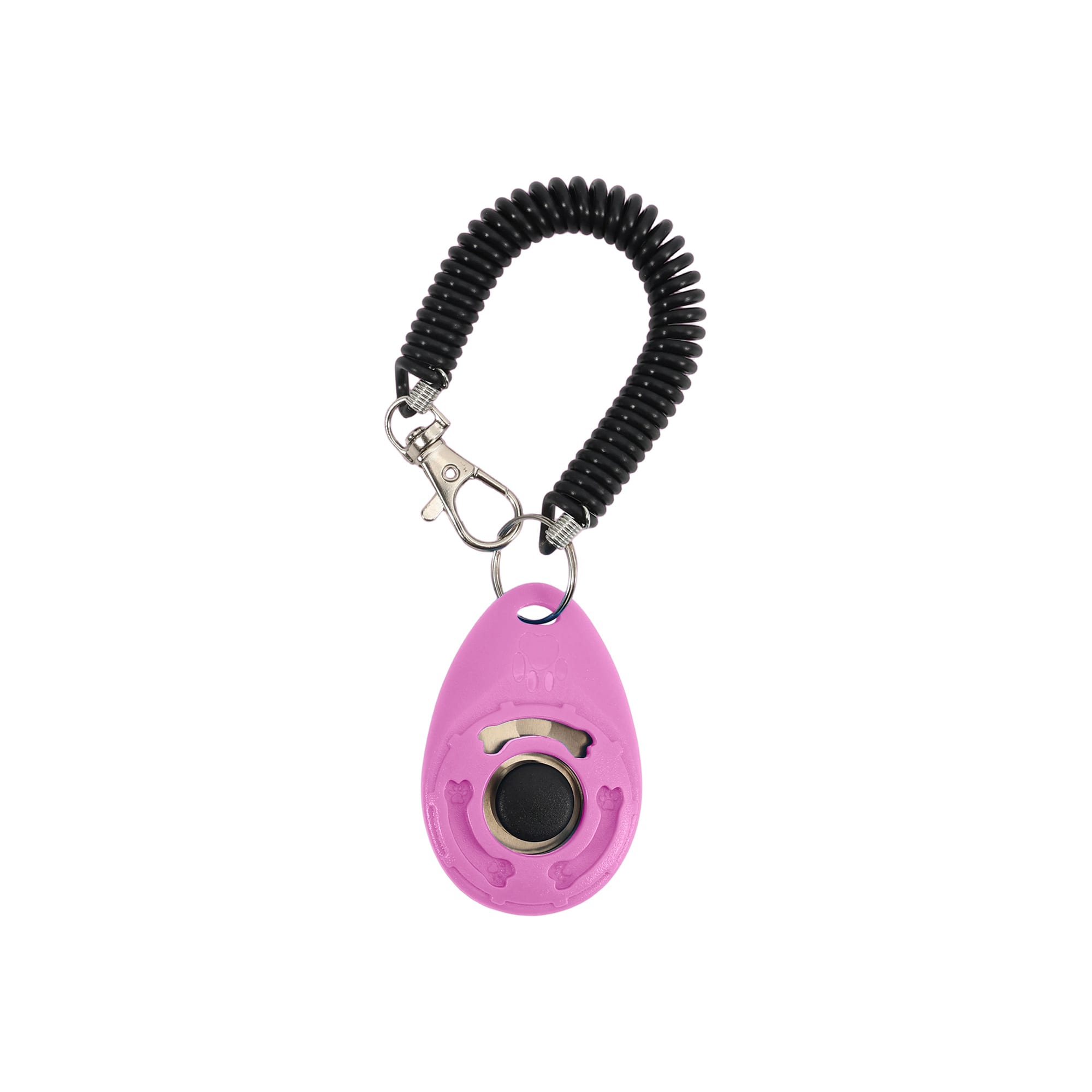 Pet Training Clicker with Coiled Lanyard