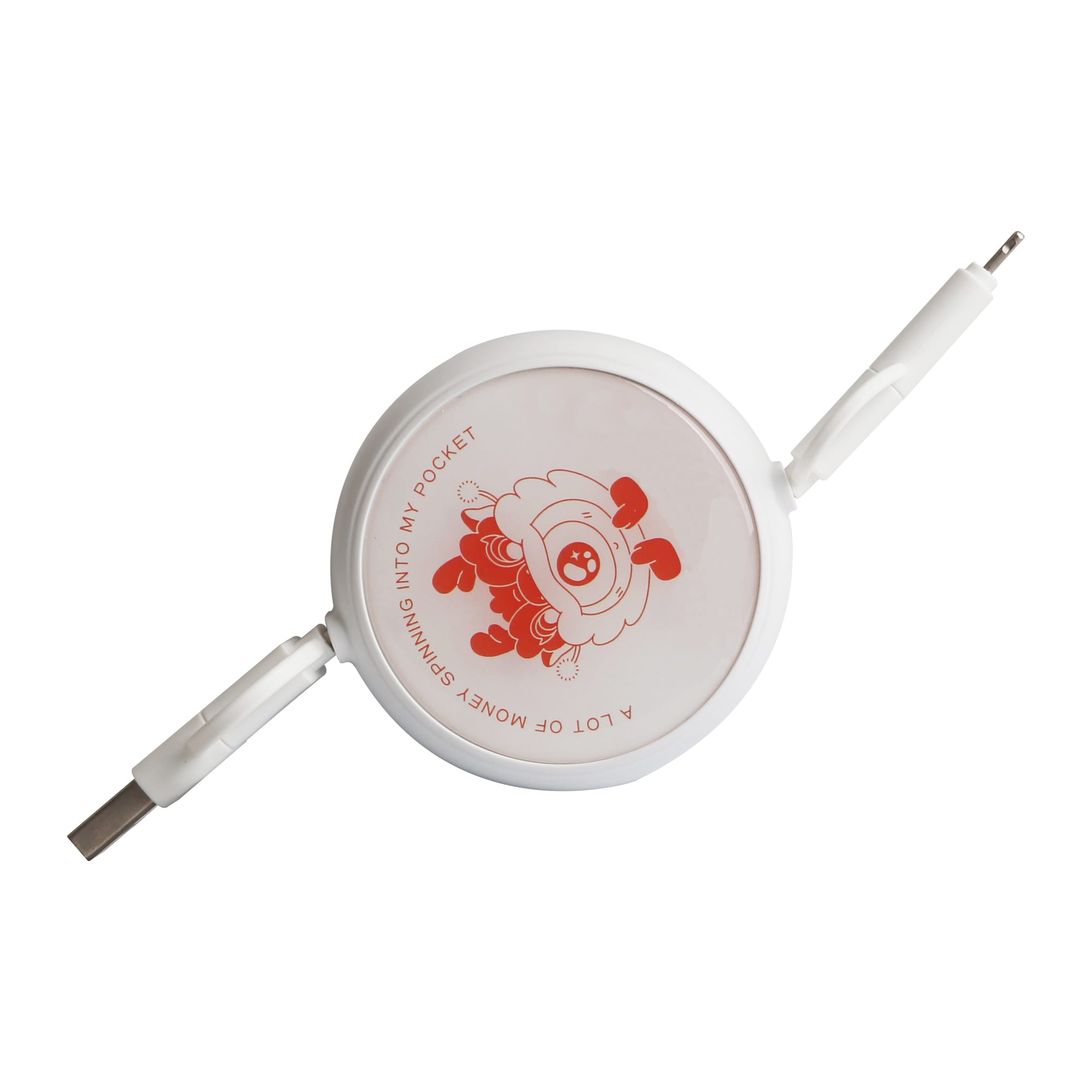 Retractable Portable Charging Cable