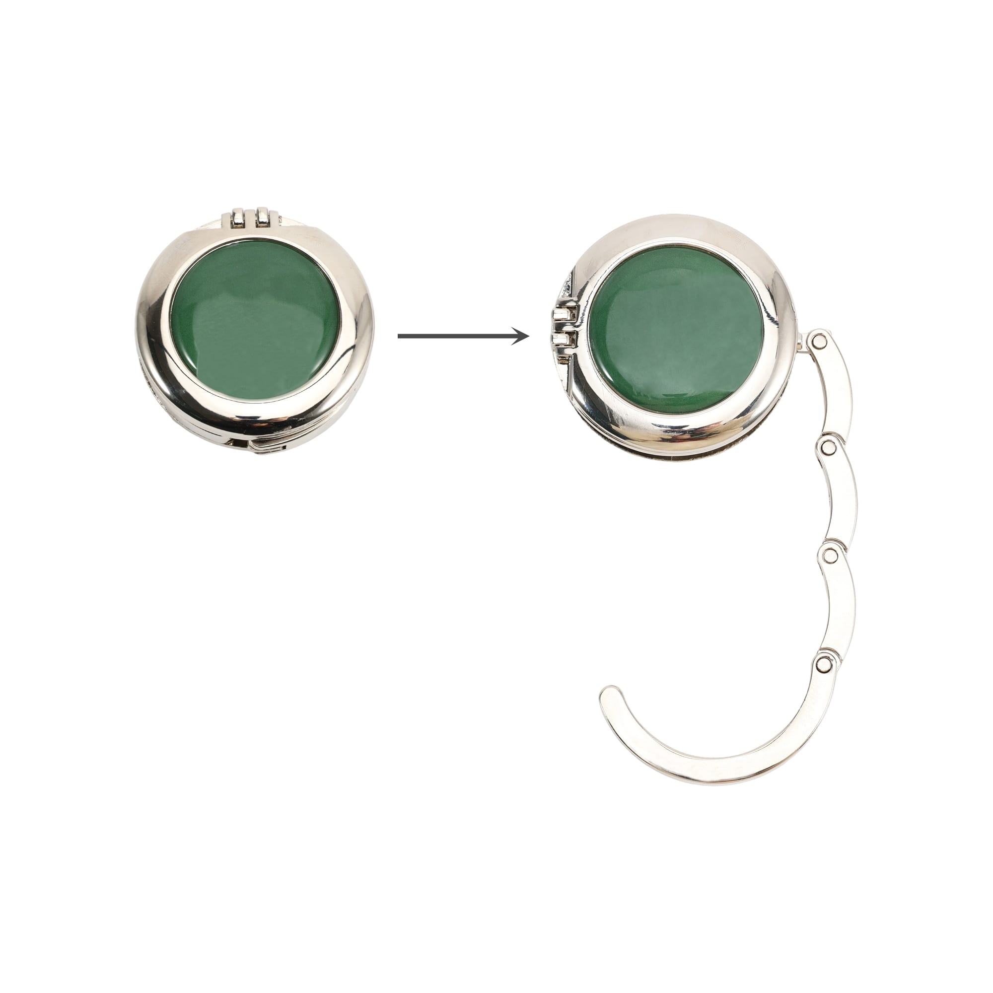 Foldable Desk Hook with Mirror