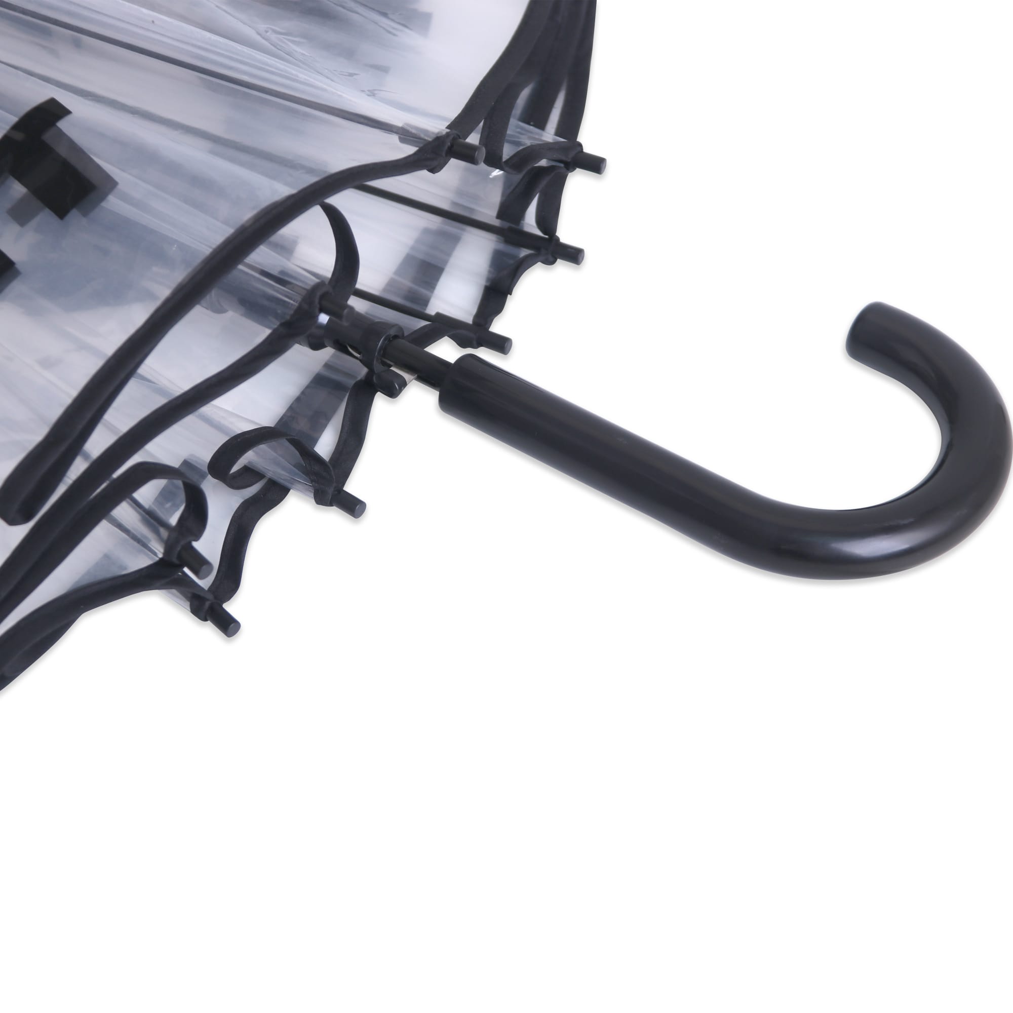 Transparent Eight-Panel Umbrella