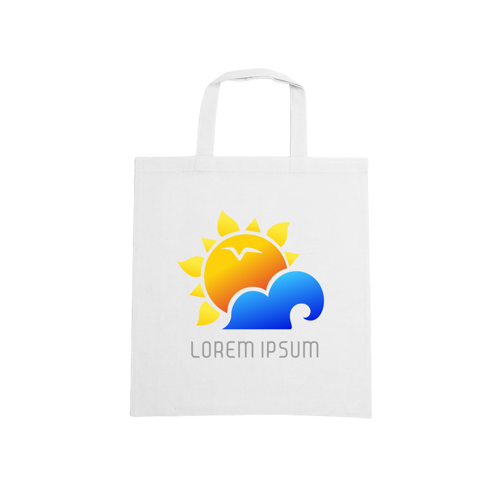 170gsm Short Handle Cotton Bag