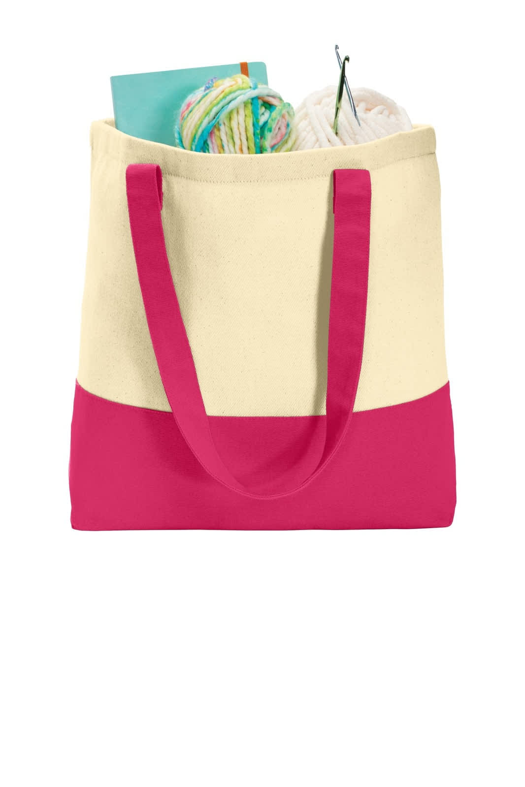 Port Authority Colorblock Cotton Tote