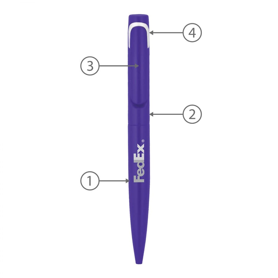 BND80 BLOA, TWIST METAL BALL PEN