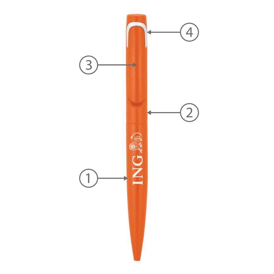 BND80 BLOA, TWIST METAL BALL PEN