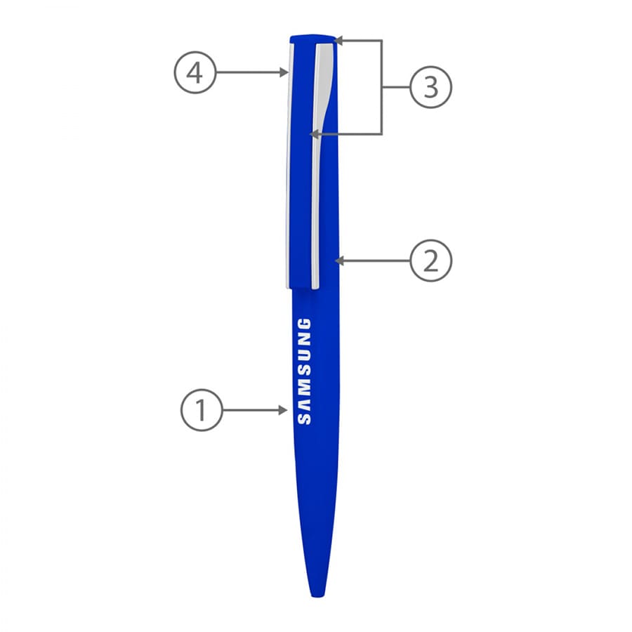 BND82 DIAL, TWIST METAL BALL PEN