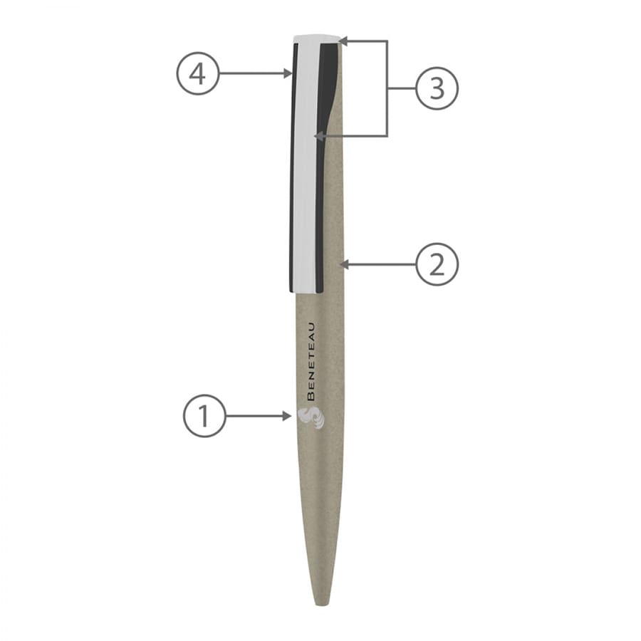 BND82 DIAL, TWIST METAL BALL PEN