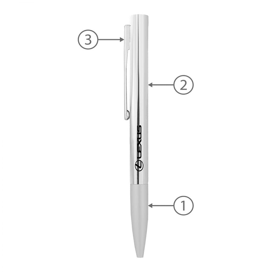 BND83 PEGI, TWIST METAL BALL PEN