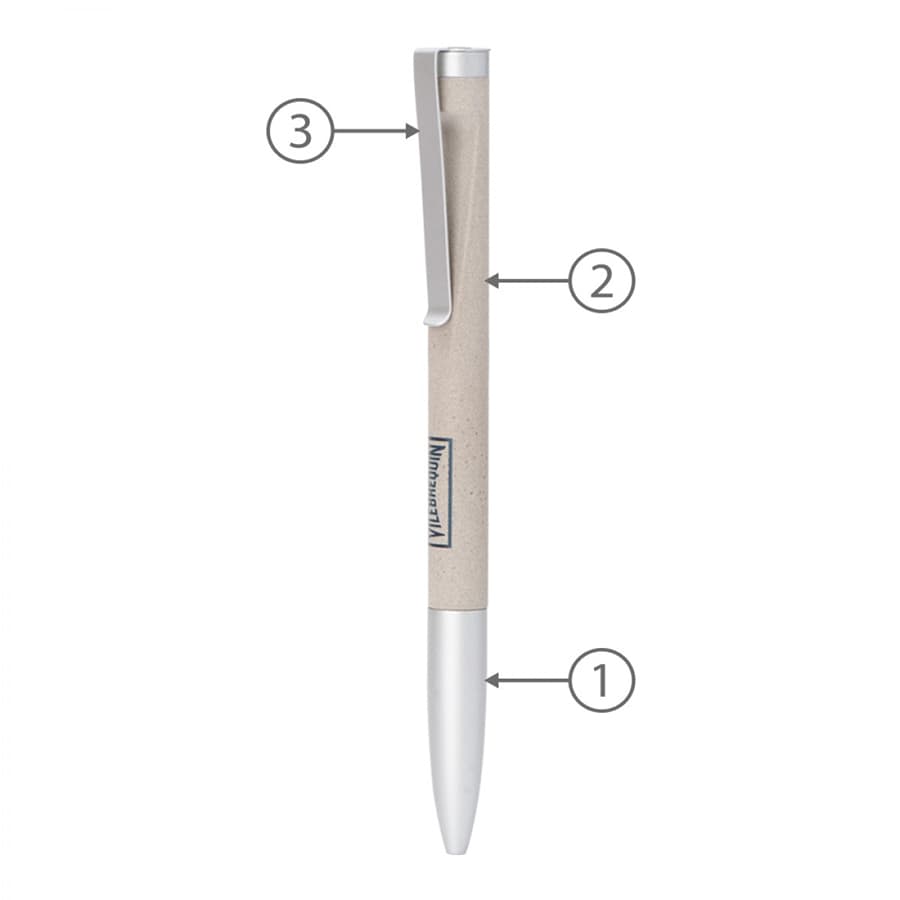 BND84 ATTEN, TWIST METAL BALL PEN