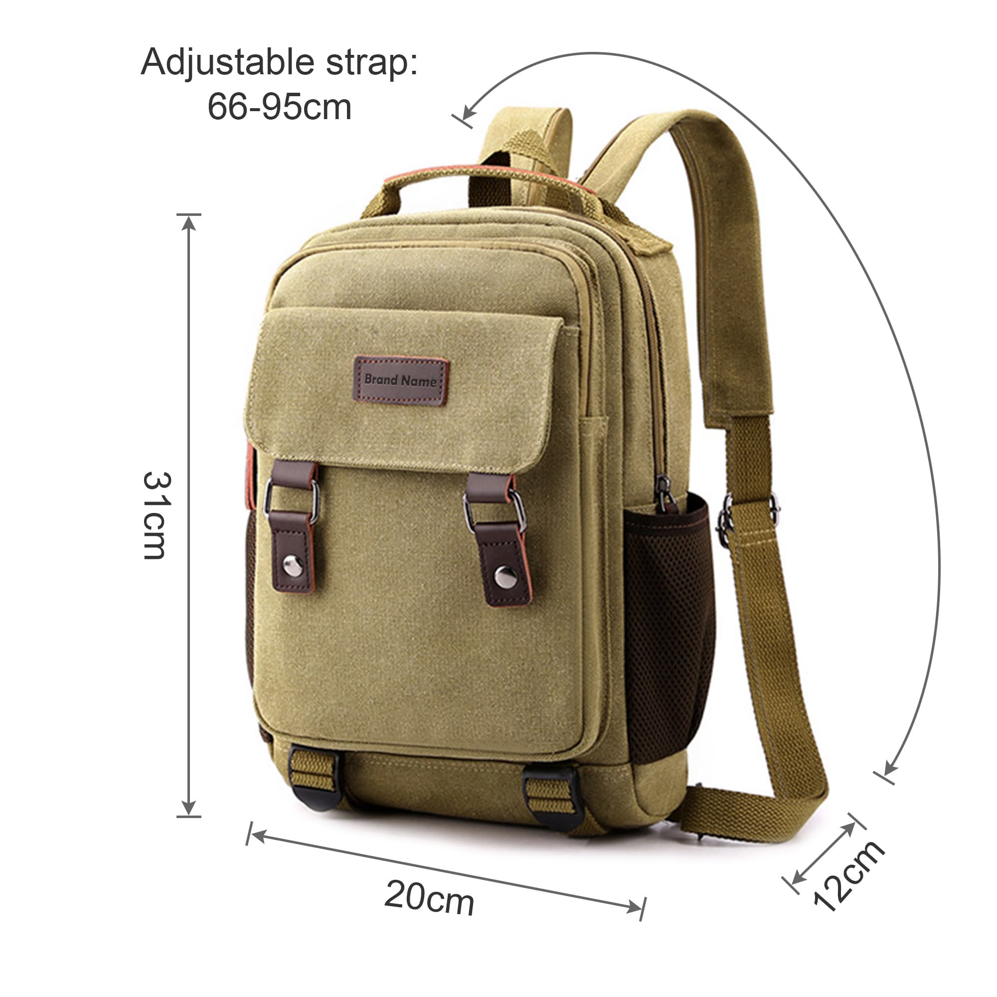 Canvas Sling Backpack Hybrid