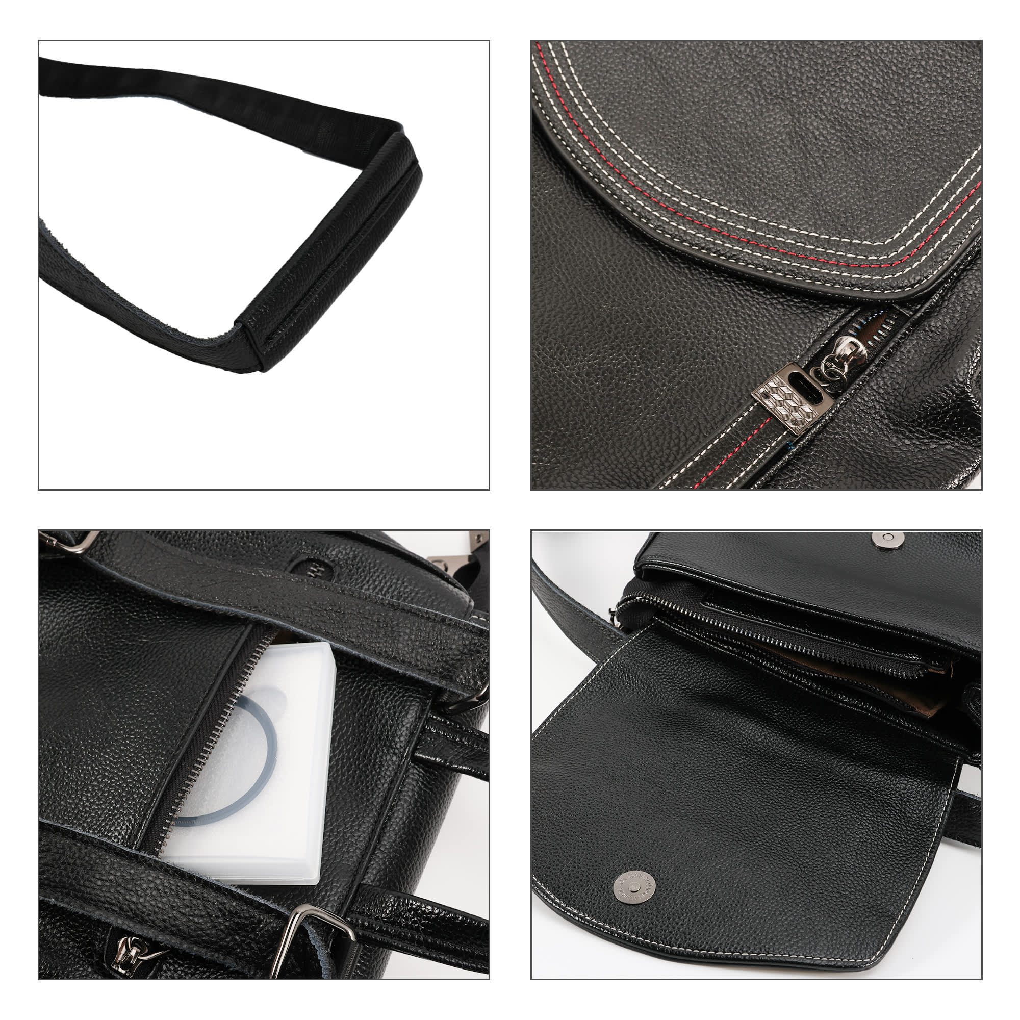 Convertible Leather Backpack