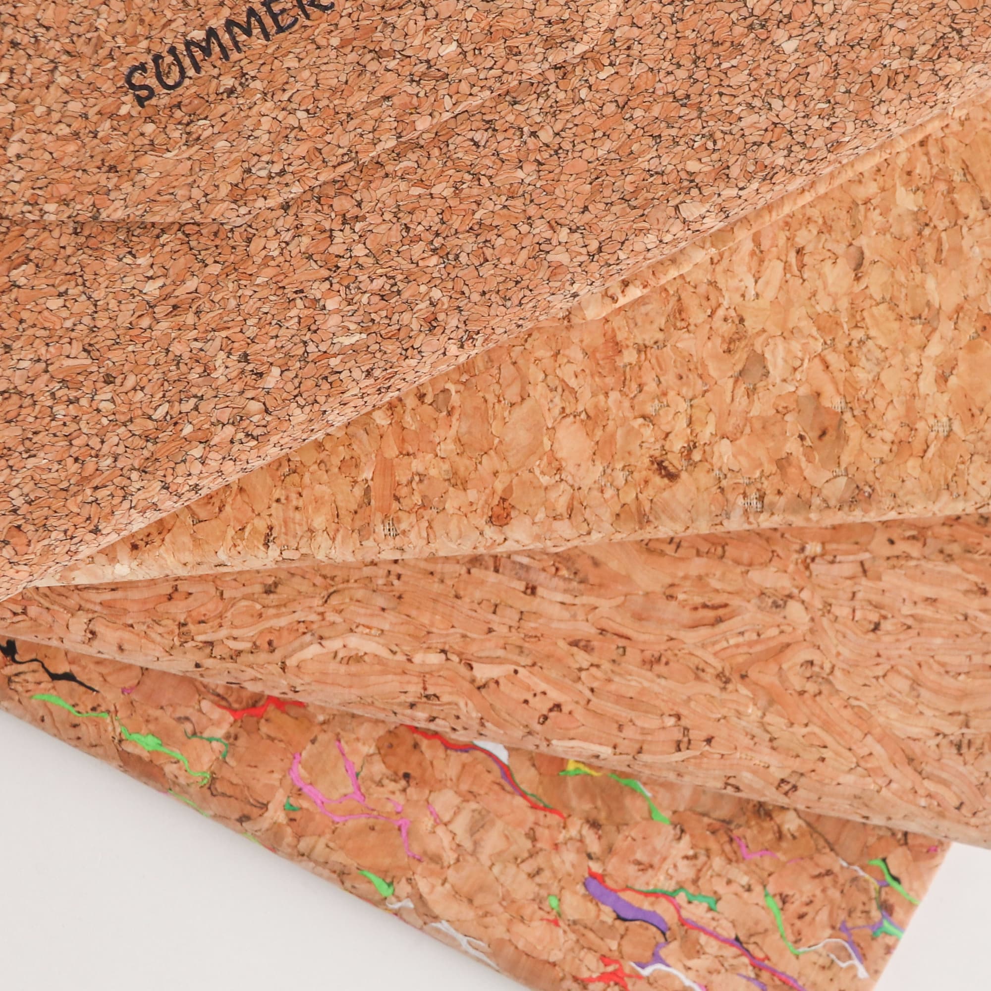 Foldable Cork Glasses Case