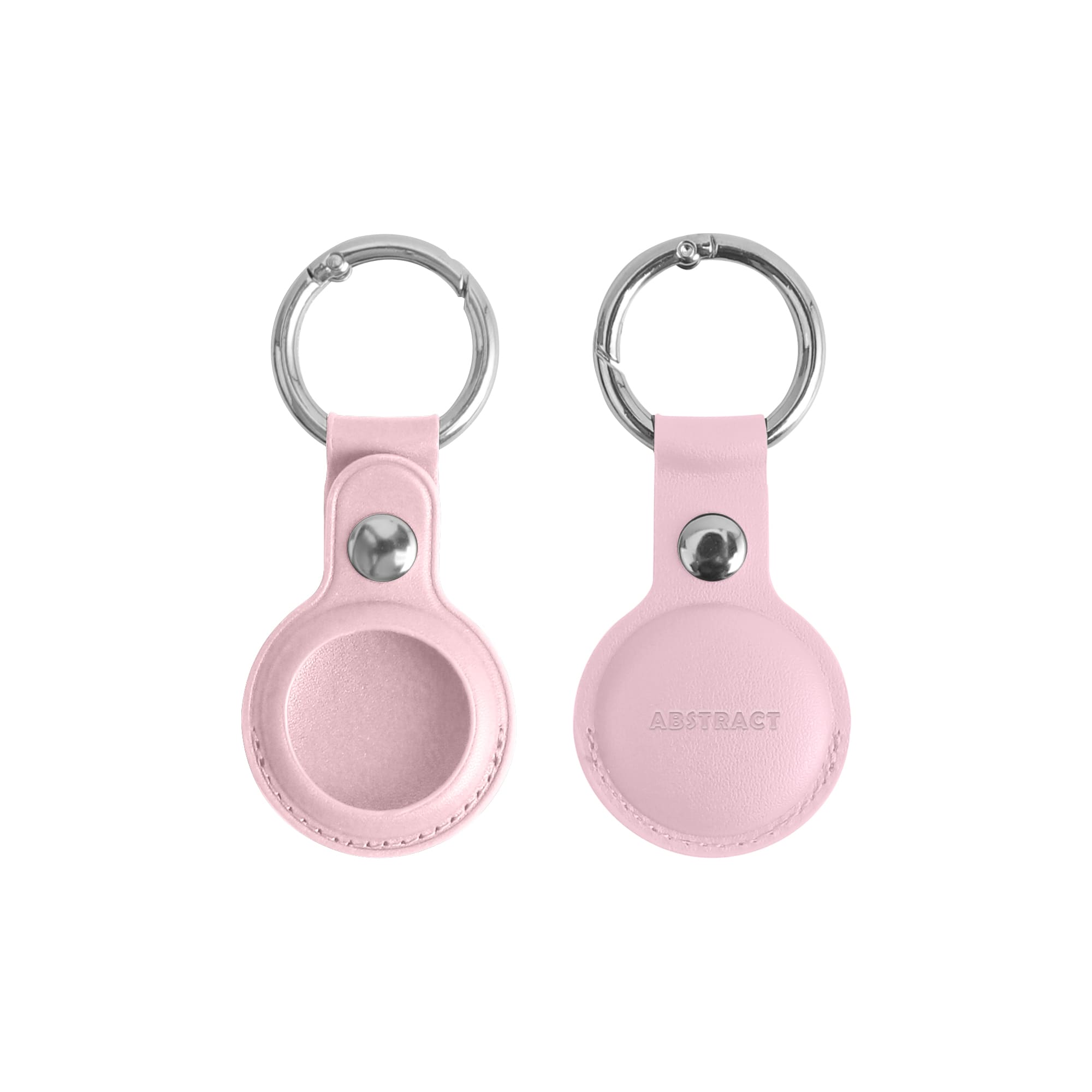 PU Leather AirTag Holder with Keyring