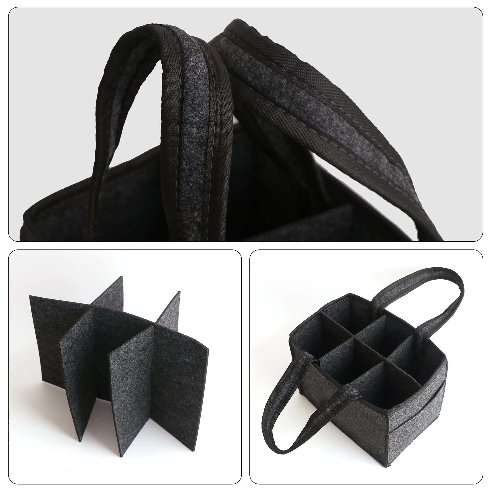Felt Wine Tote Bag