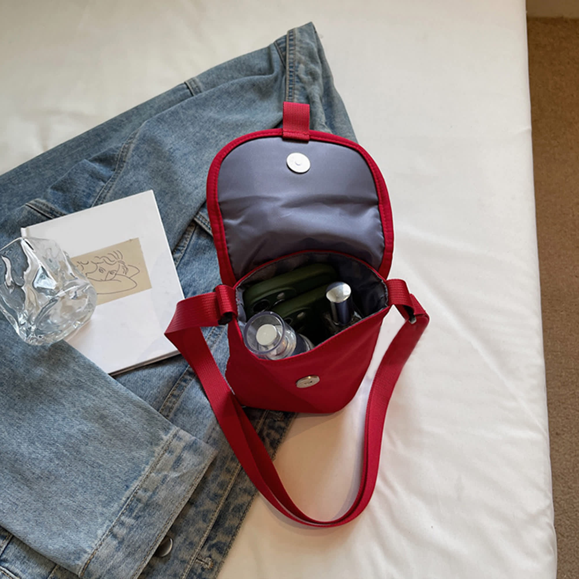 Small Size Canvas Shoulder Bag