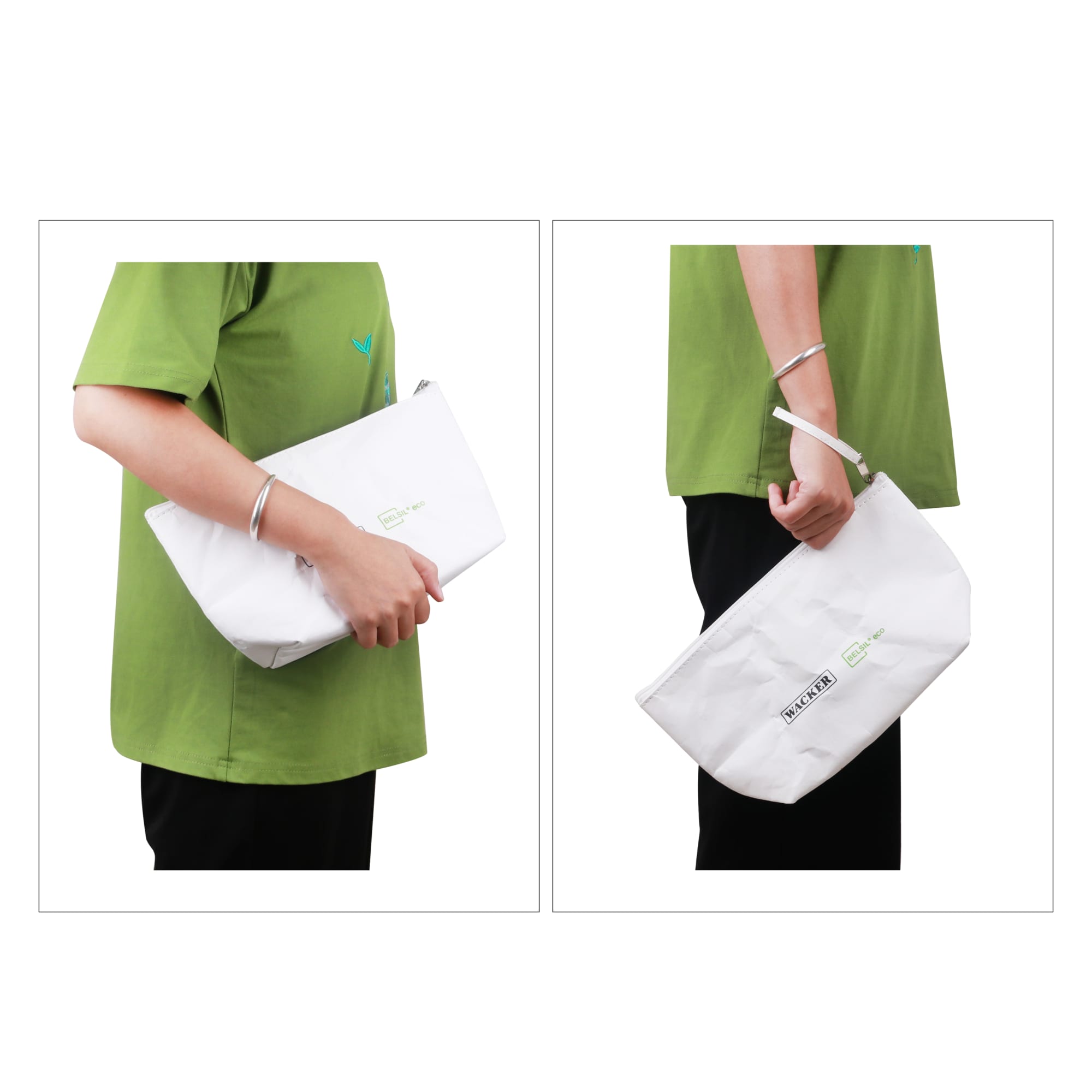 Washable Kraft Paper Cosmetic Bag(290x160x90mm)
