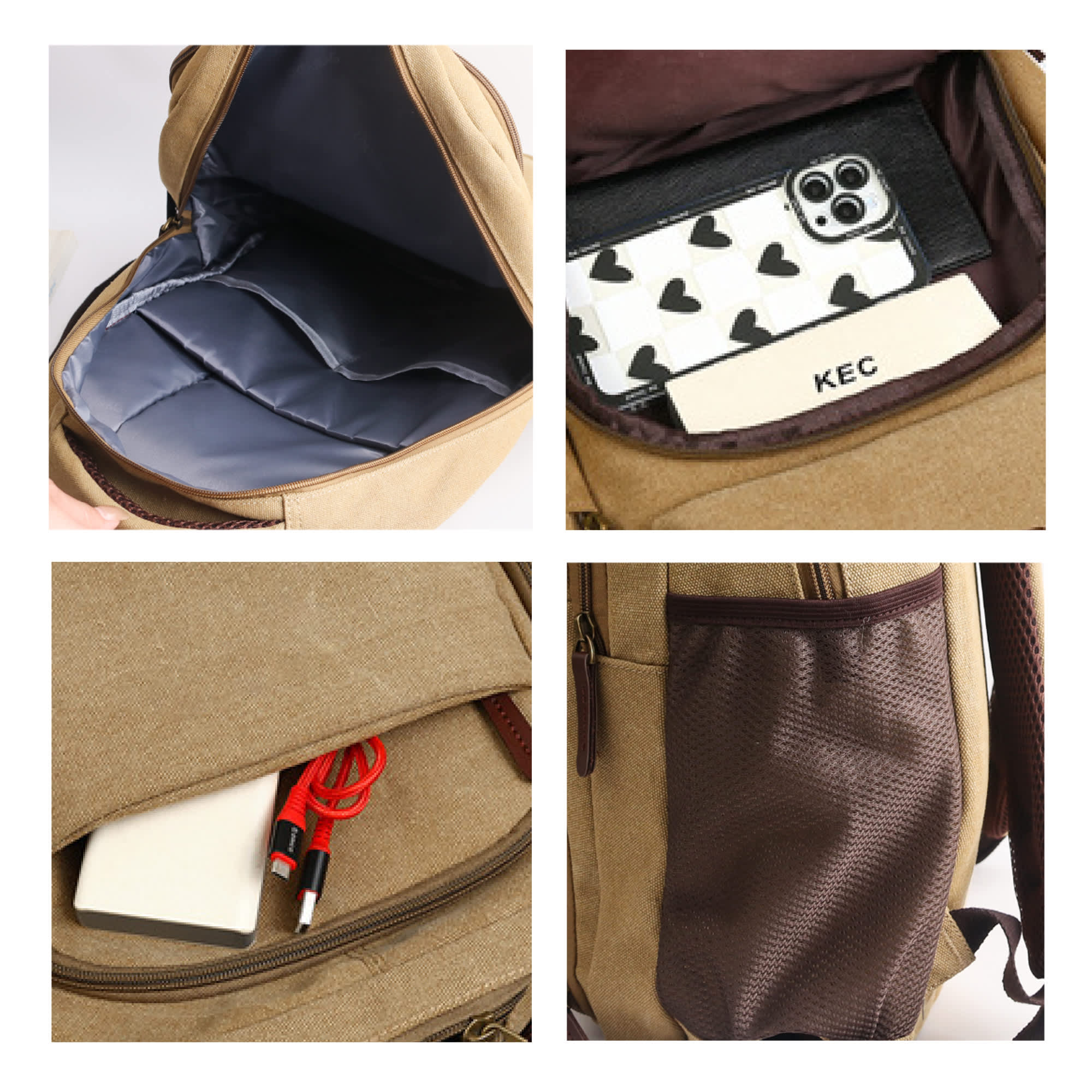 Canvas Laptop Backpack