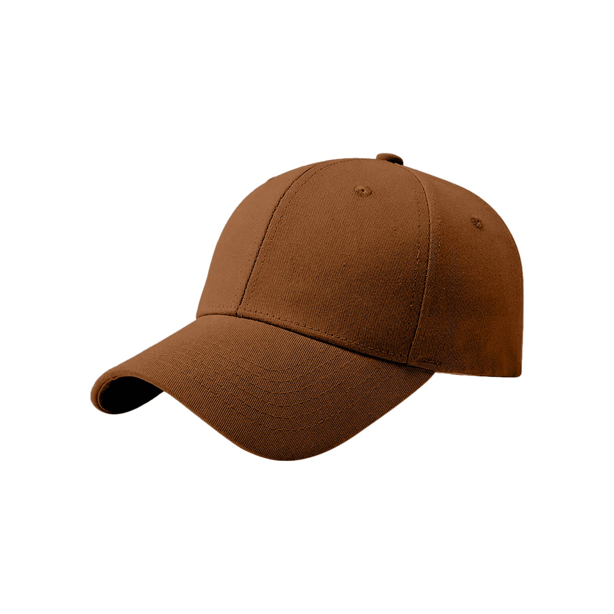 6 Panel Cotton Hard Top Pure Baseball Cap