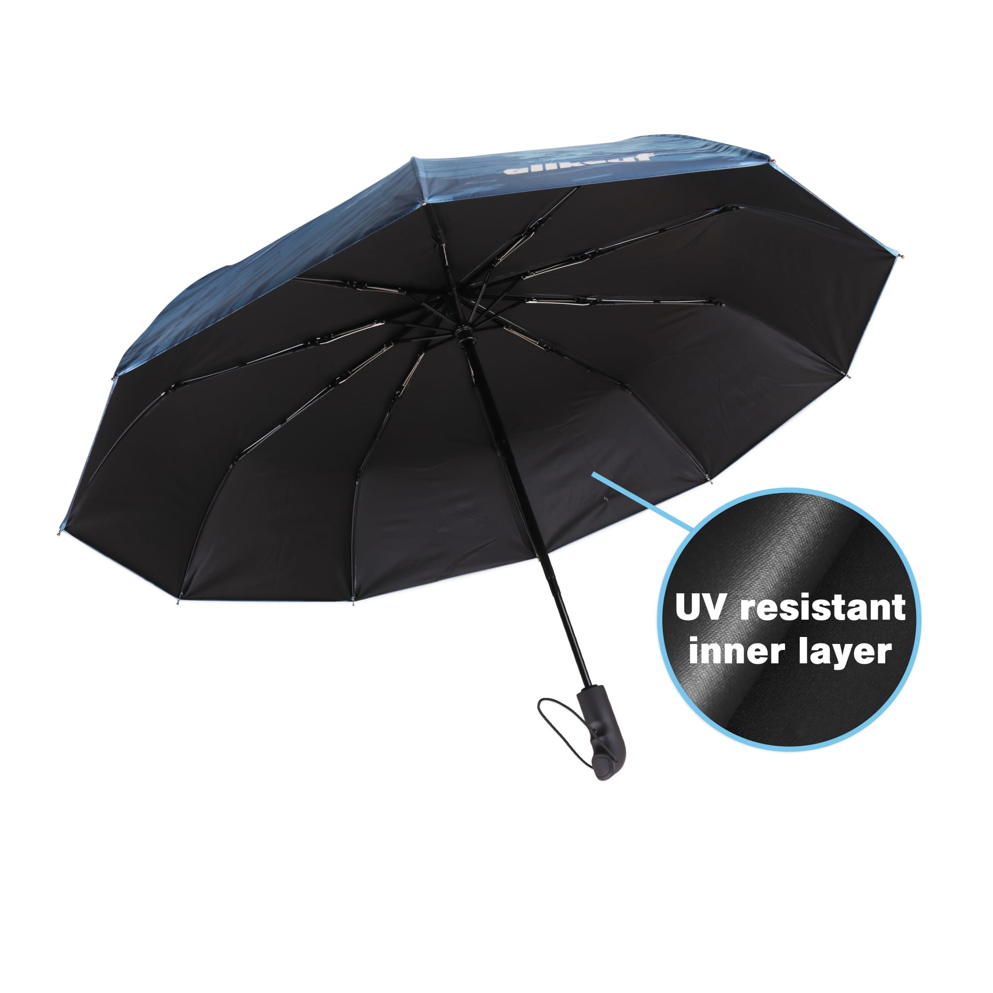 Folding Ten-Panel Digital Print Umbrella