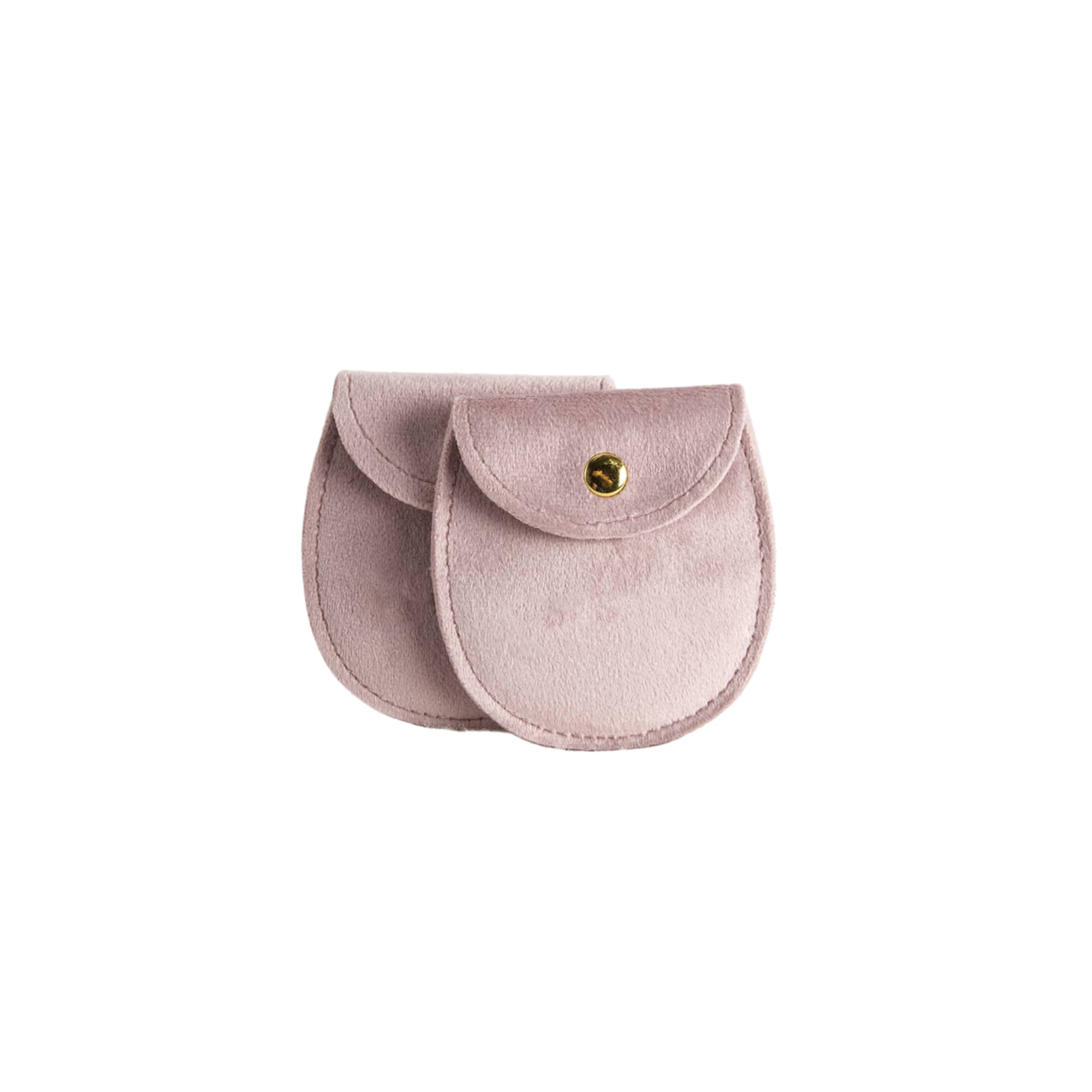 Oval Velvet Jewellery Pouch