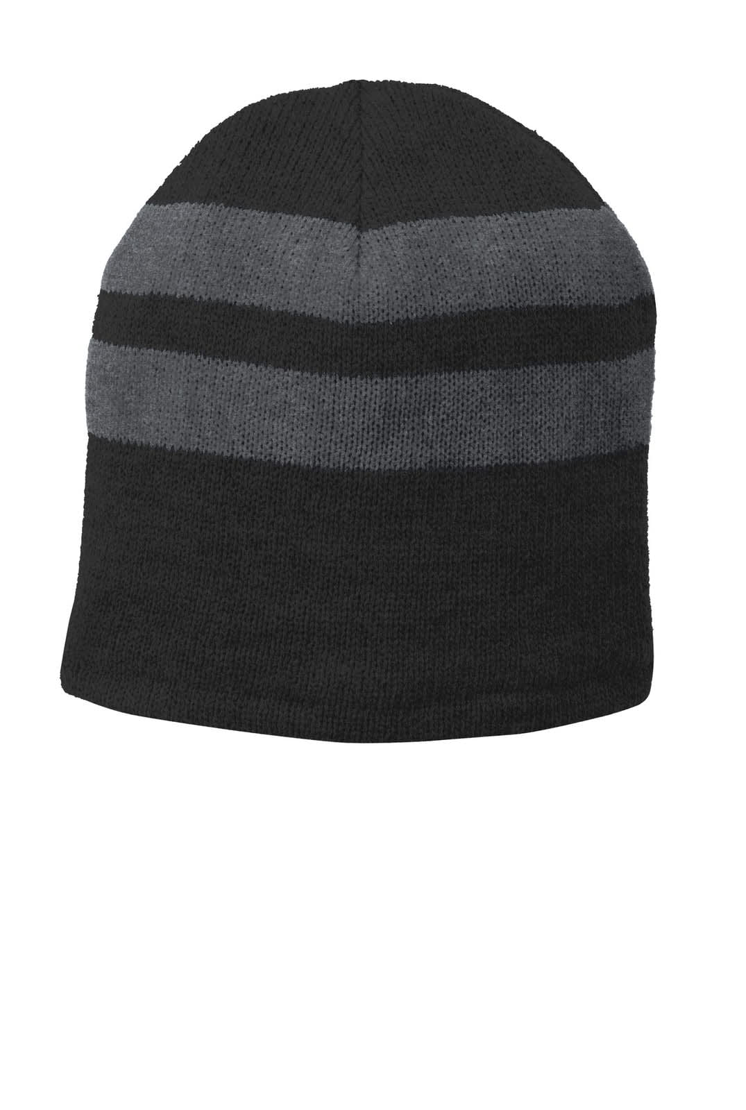 Port & Company Fleece-Lined Striped Beanie Cap