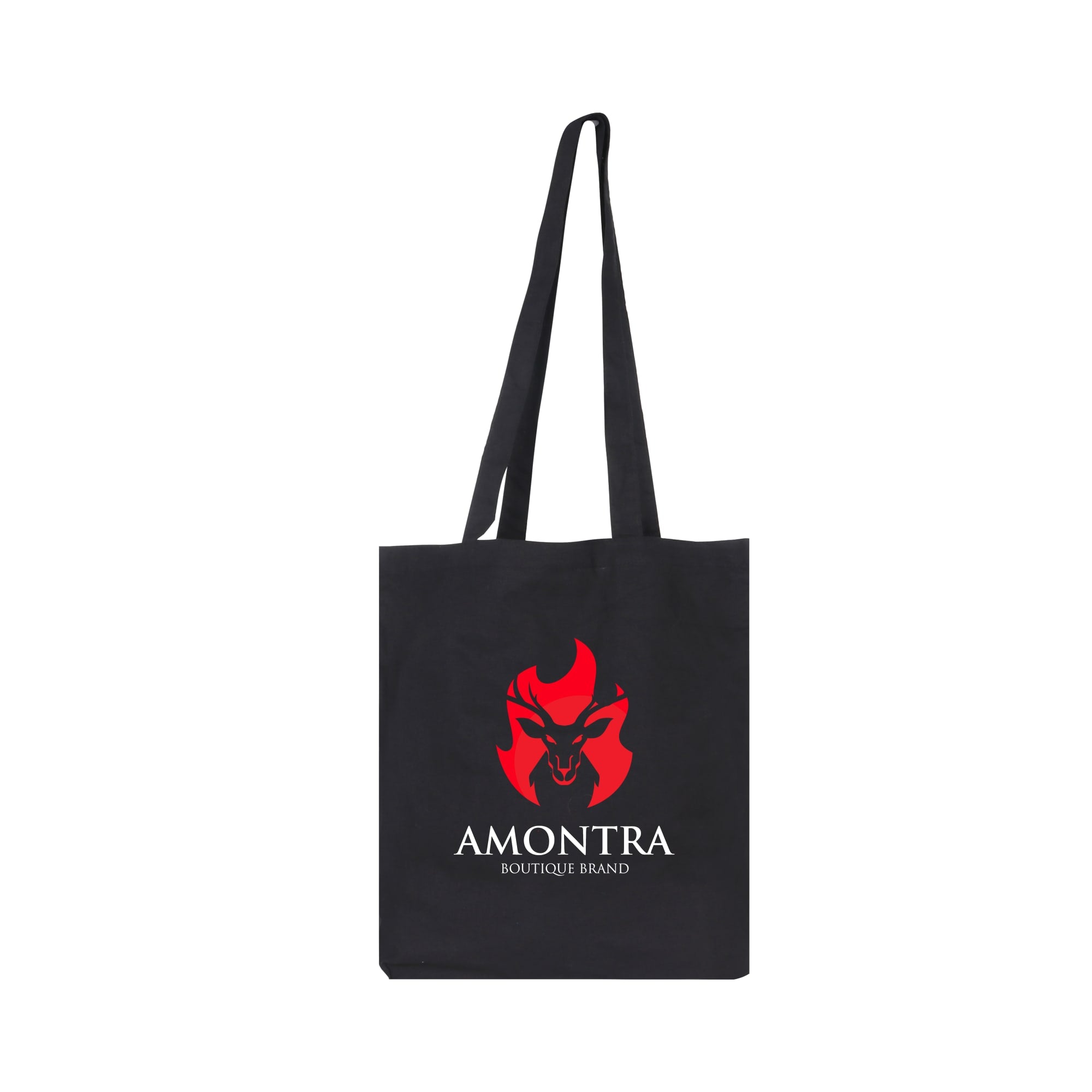 140gsm Coloured Long Handle Cotton Bag