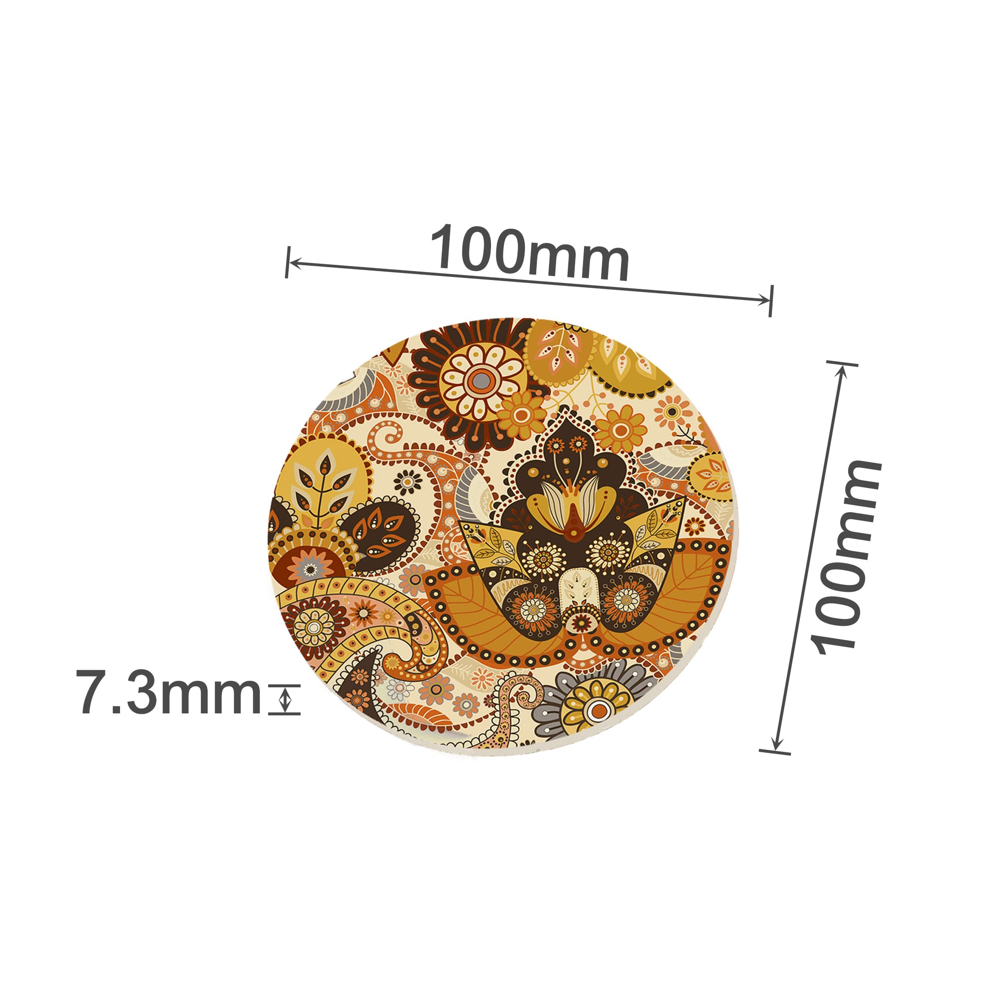 Round Ceramic Coaster