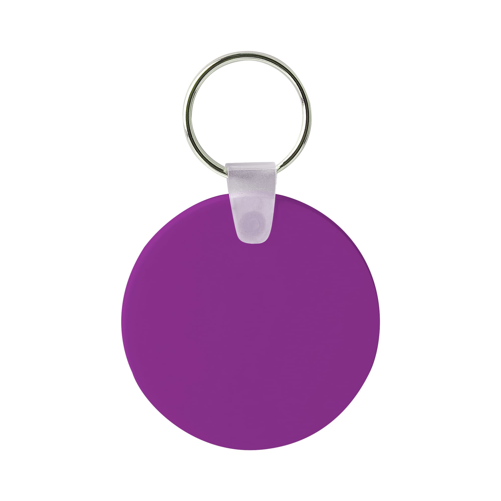 Round Durasoft Keyring