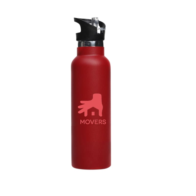 600ml Double Wall Vacuum Bottle with Flip Valve Lid