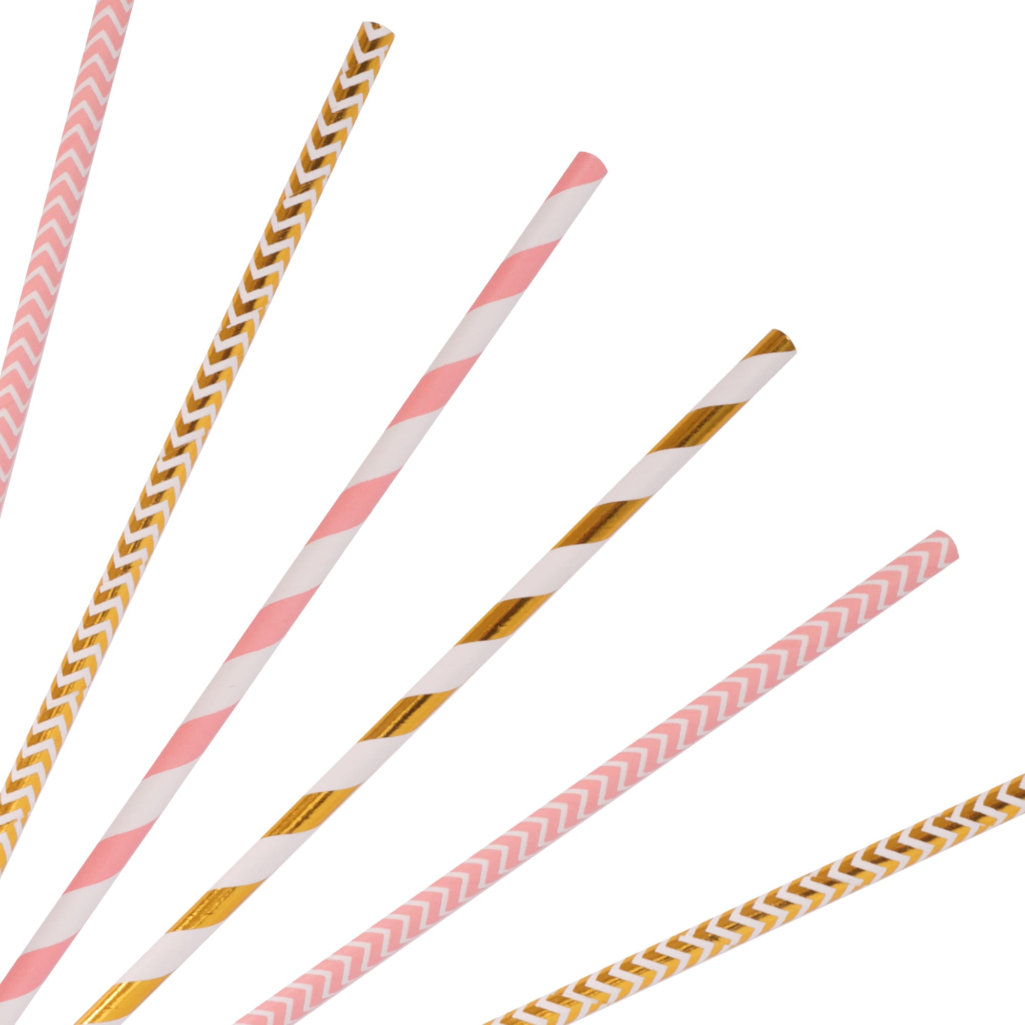 Disposable 3-ply Straight Drinking Paper Straw