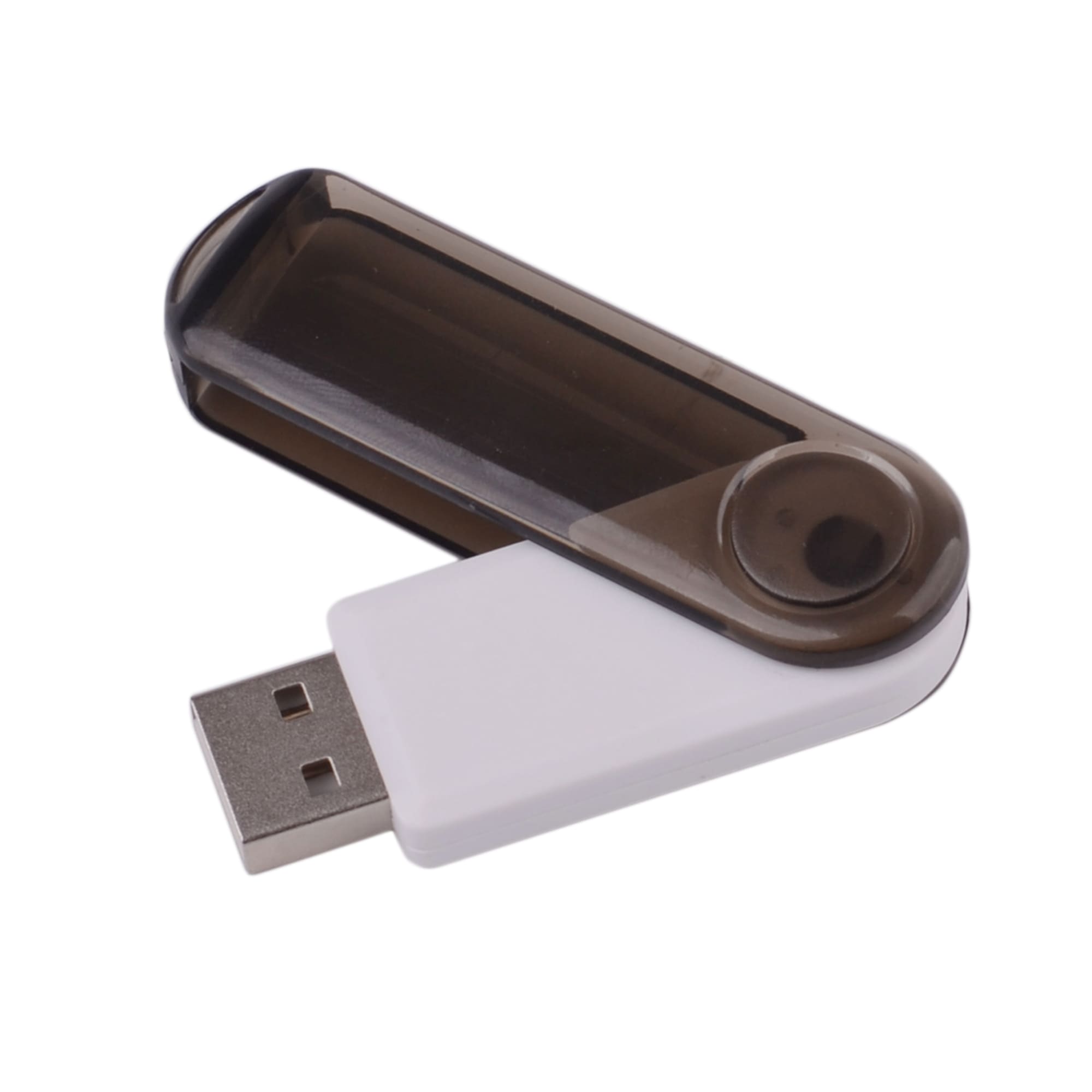 Transparent Swivel Flash Drive