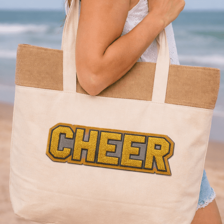 The Brooke Jute and Cotton Cooler Bag